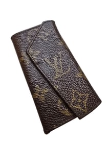 VINTAGE EARLY 1980S LOUIS VUITTON AMIET 6 HOLDER KEY CASE