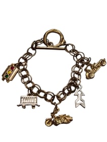 VINTAGE TRAFFIC CHARM BRACELET
