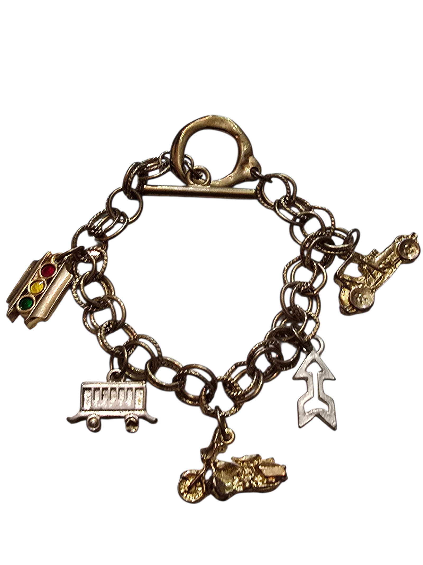 VINTAGE TRAFFIC CHARM BRACELET (1 of 5)