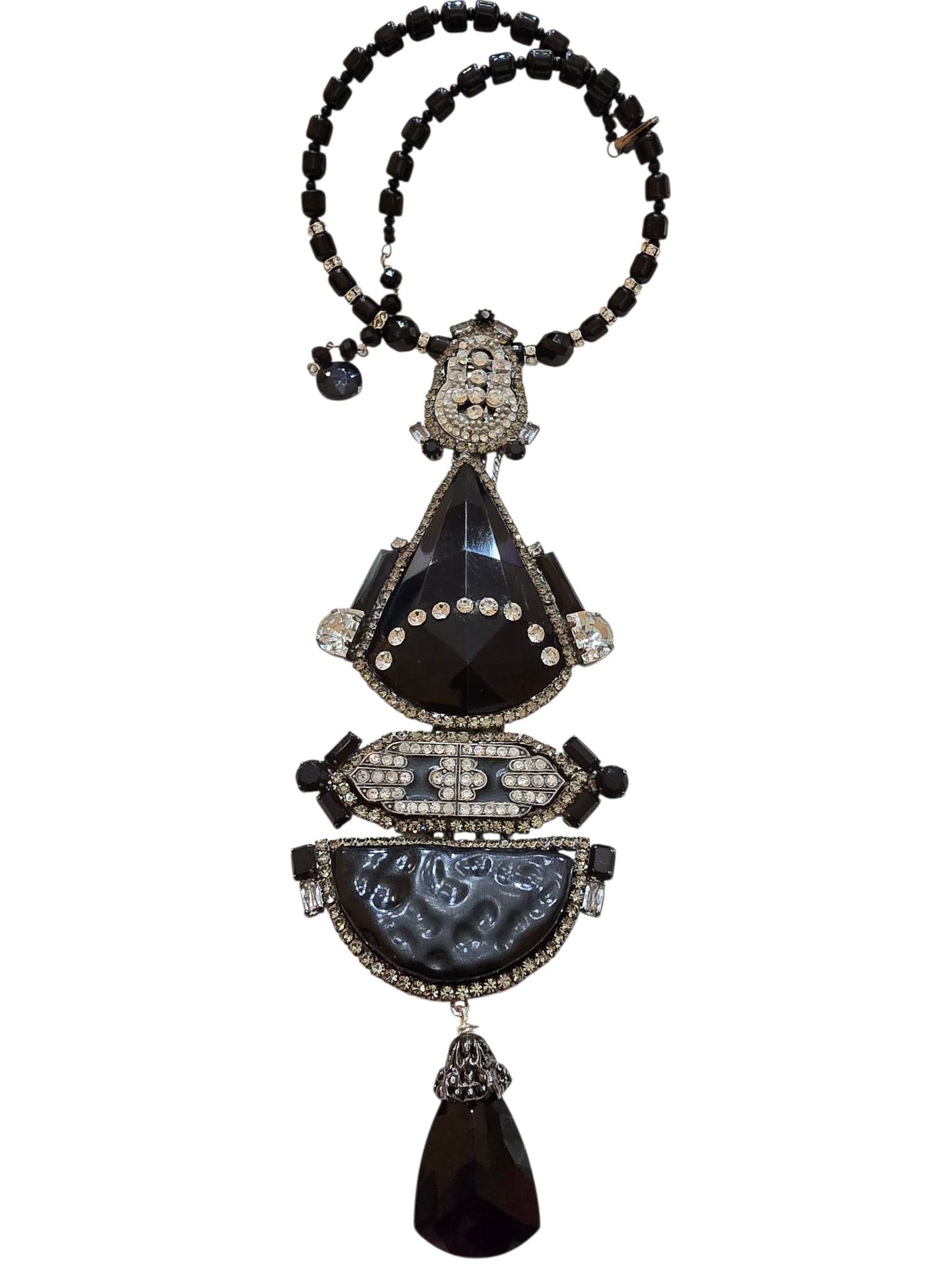 ONE OF A KIND OVER THE TOP VRBA STATEMENT NECKLACE (1 of 12)