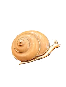 VINTAGE ESTEE LAUDER ENAMEL SNAIL WHITE LINEN PERFUME COMPACT