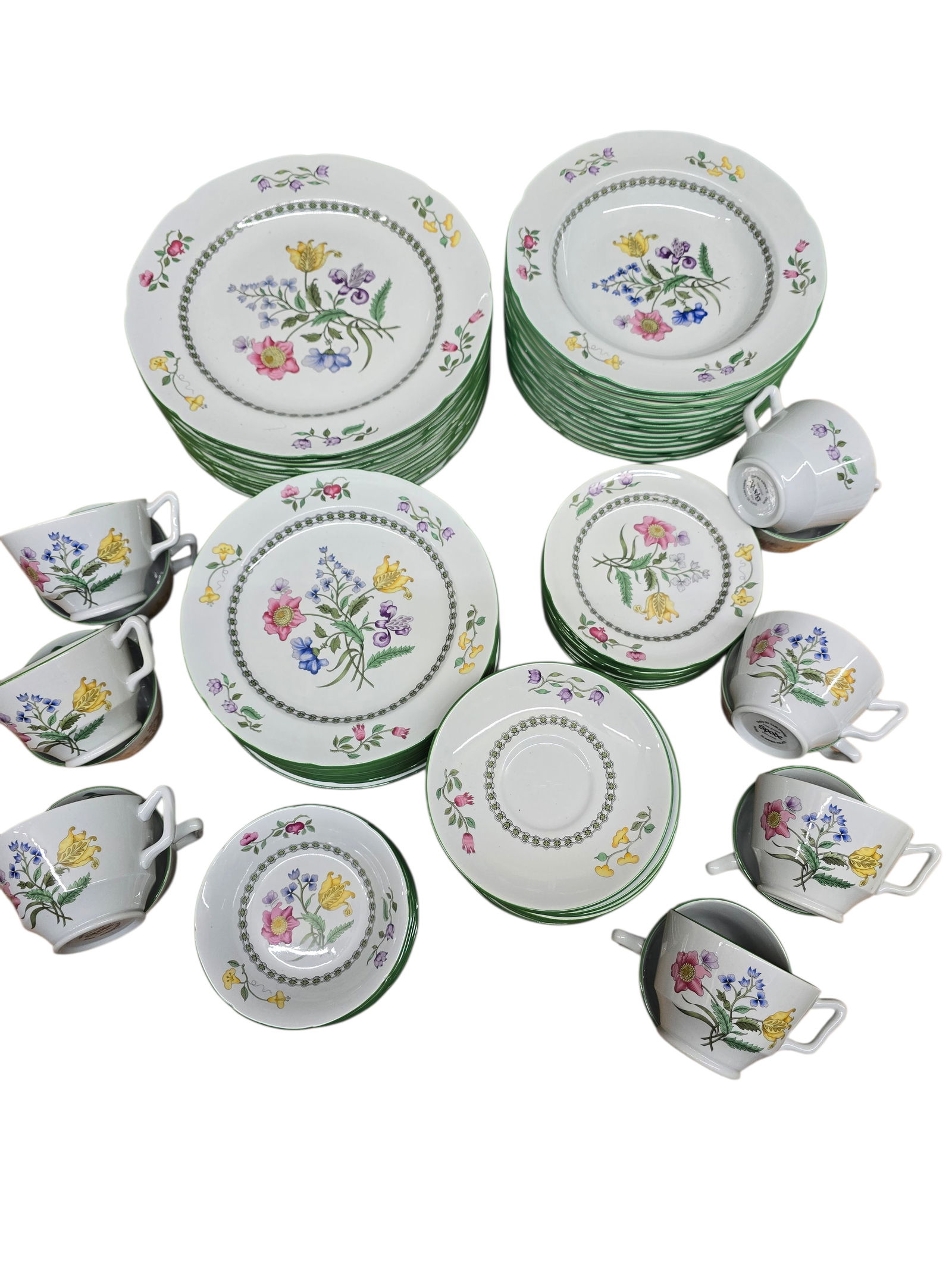 VINTAGE SPODE 1972 SUMMER PLACE SERVICE FOR 14 OVEN TO TABLE CHINA SET (1 of 7)