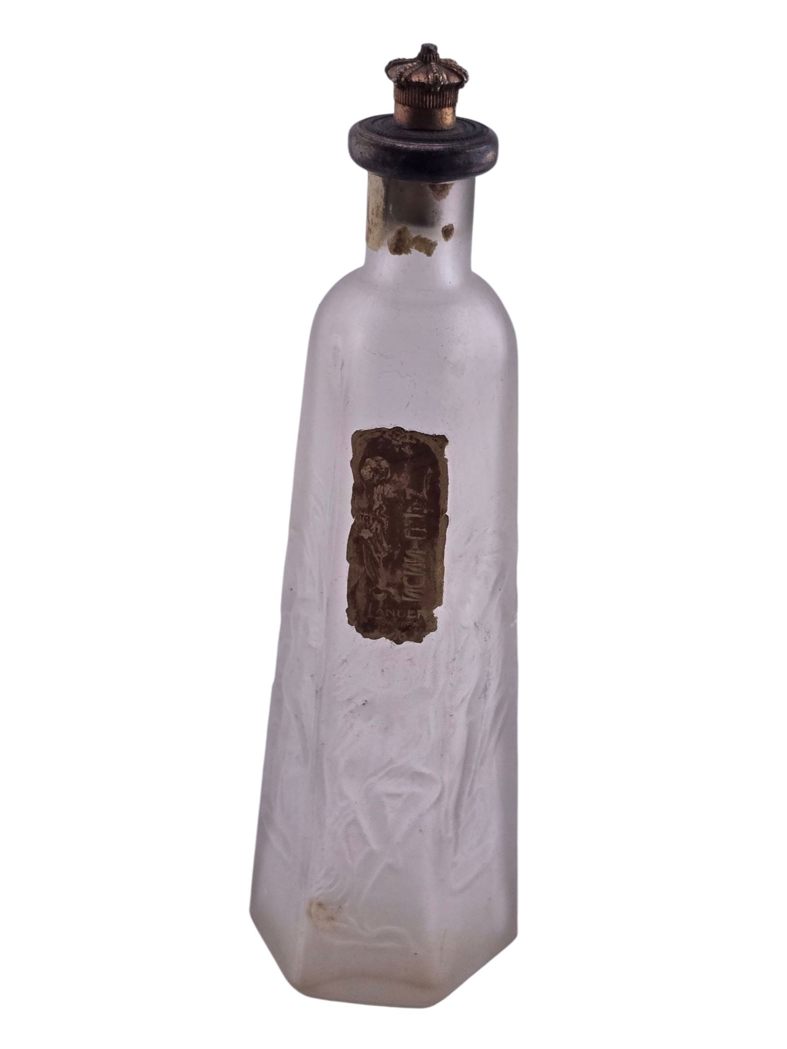 VINTAGE NARCISSUS LANDER NY FASCINATION CARLOVA FIGURAL PERFUME BOTTLE (1 of 4)