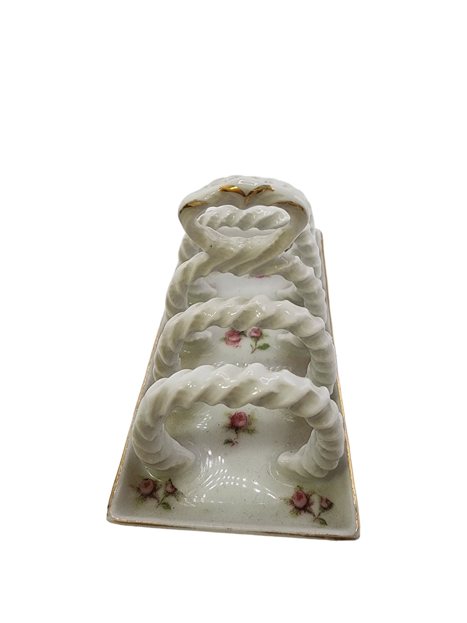 ANTIQUE VICTORIA AUSTRIA PORCELAIN TOAST RACK (1 of 4)