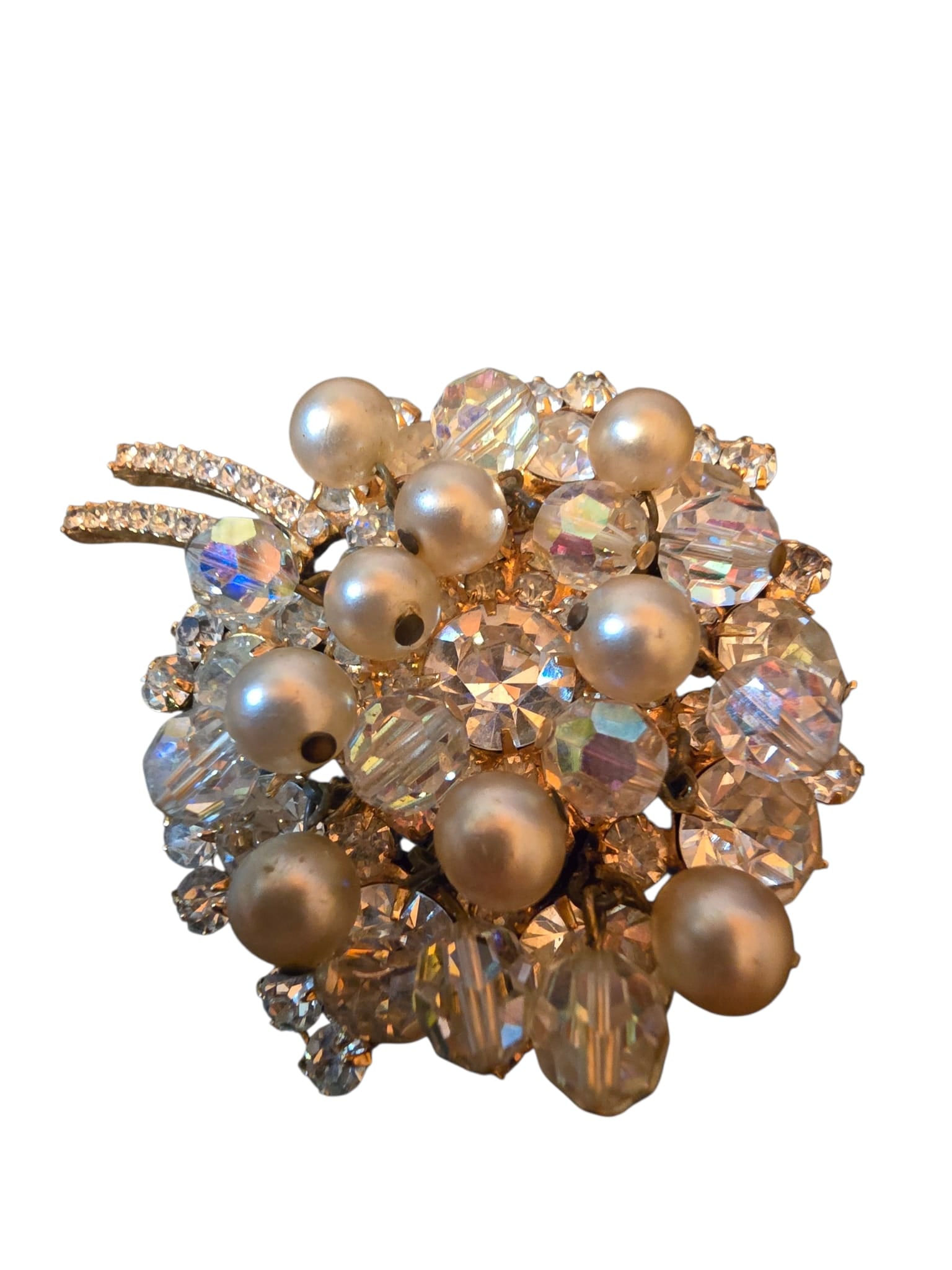 VINTAGE VERIFIED JULIANA CHACHA BROOCH: VINTAGE VERIFIED JULIANA CHACHA BROOCH. IN REALLY NICE CONDITION, 2.75"