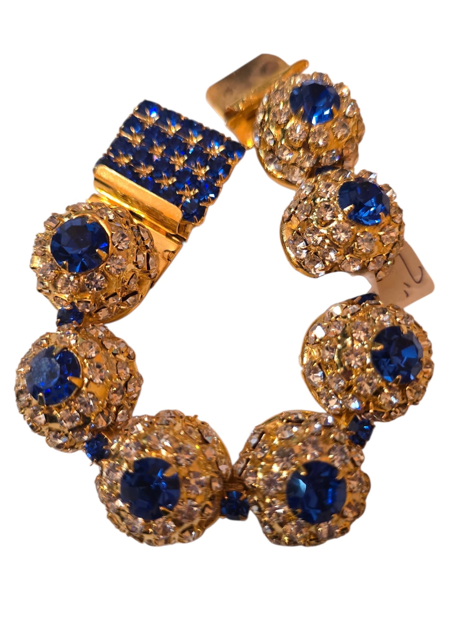 SIGNED MOANS COUTURE RHINESTONE BRACELET (1 of 7)