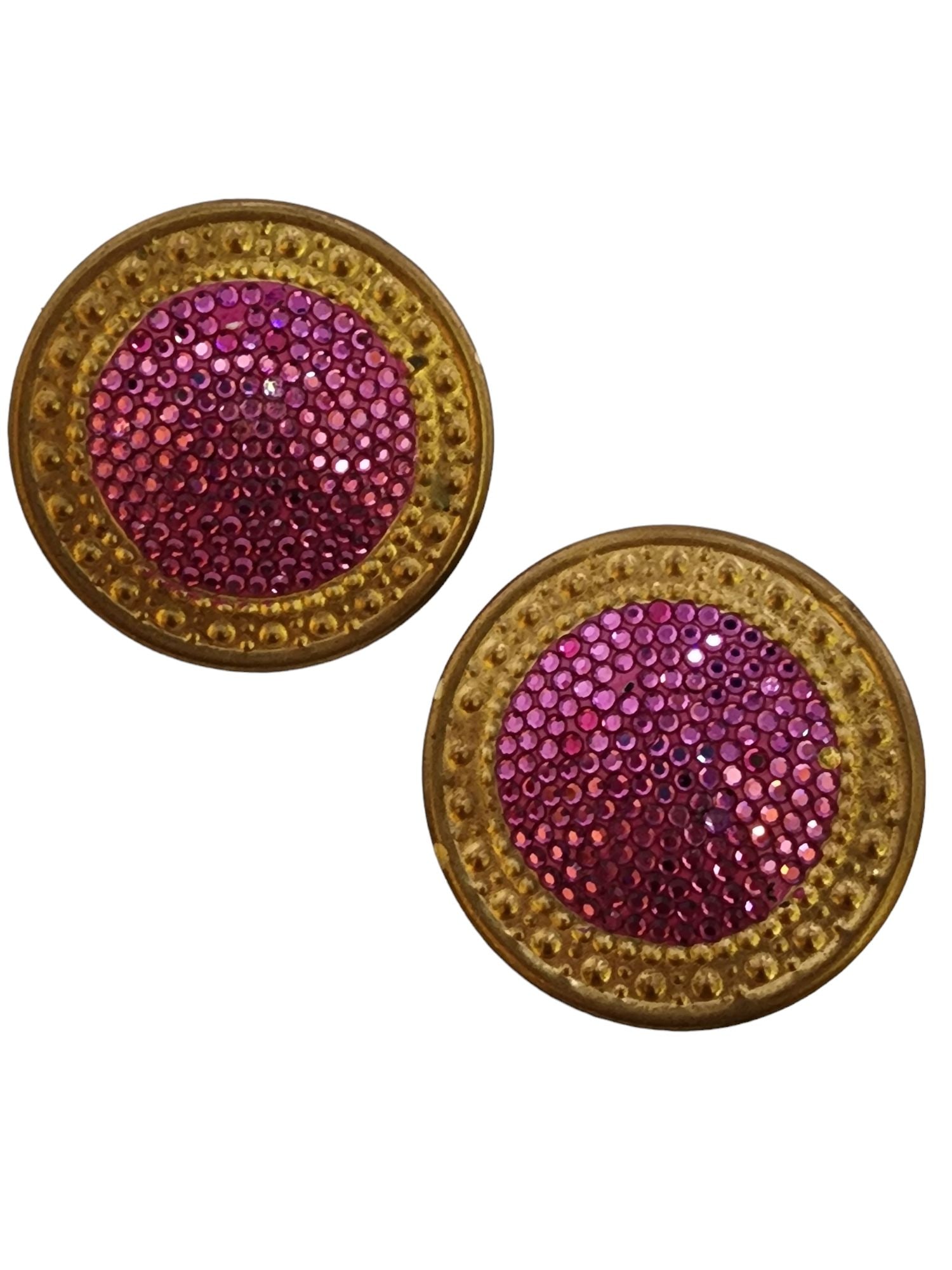 Vintage Signed Richard Kerr 80s Earrings As Is (1 of 3)