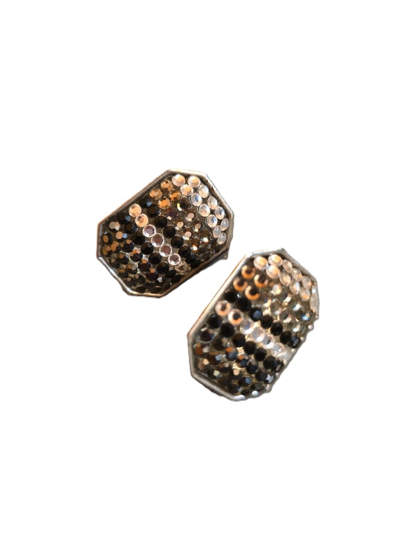 Z33 Vintage Rhinestone Clip Earrings (1 of 3)