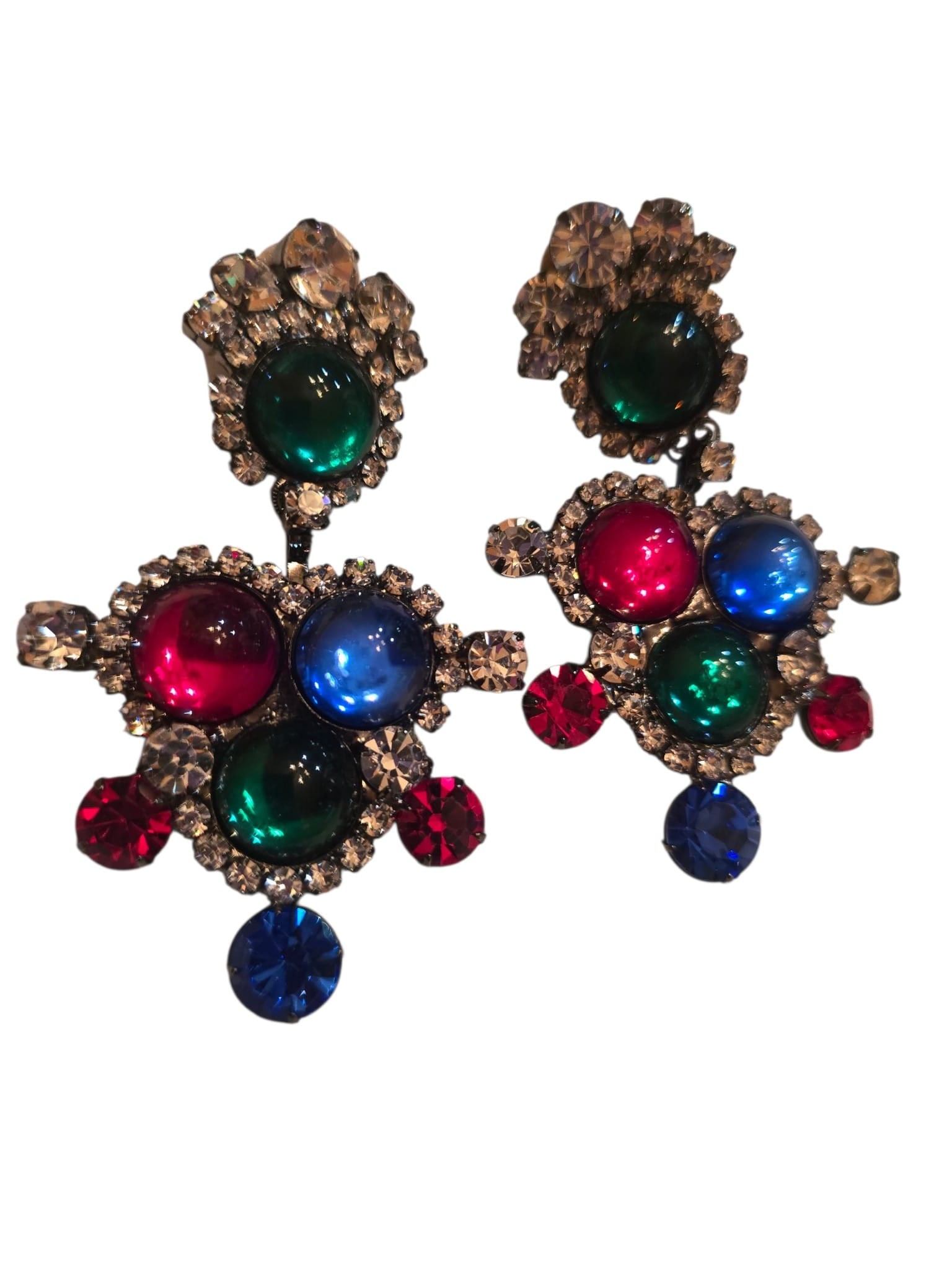 Moans New Mogul Tone Clip Earrings (1 of 6)