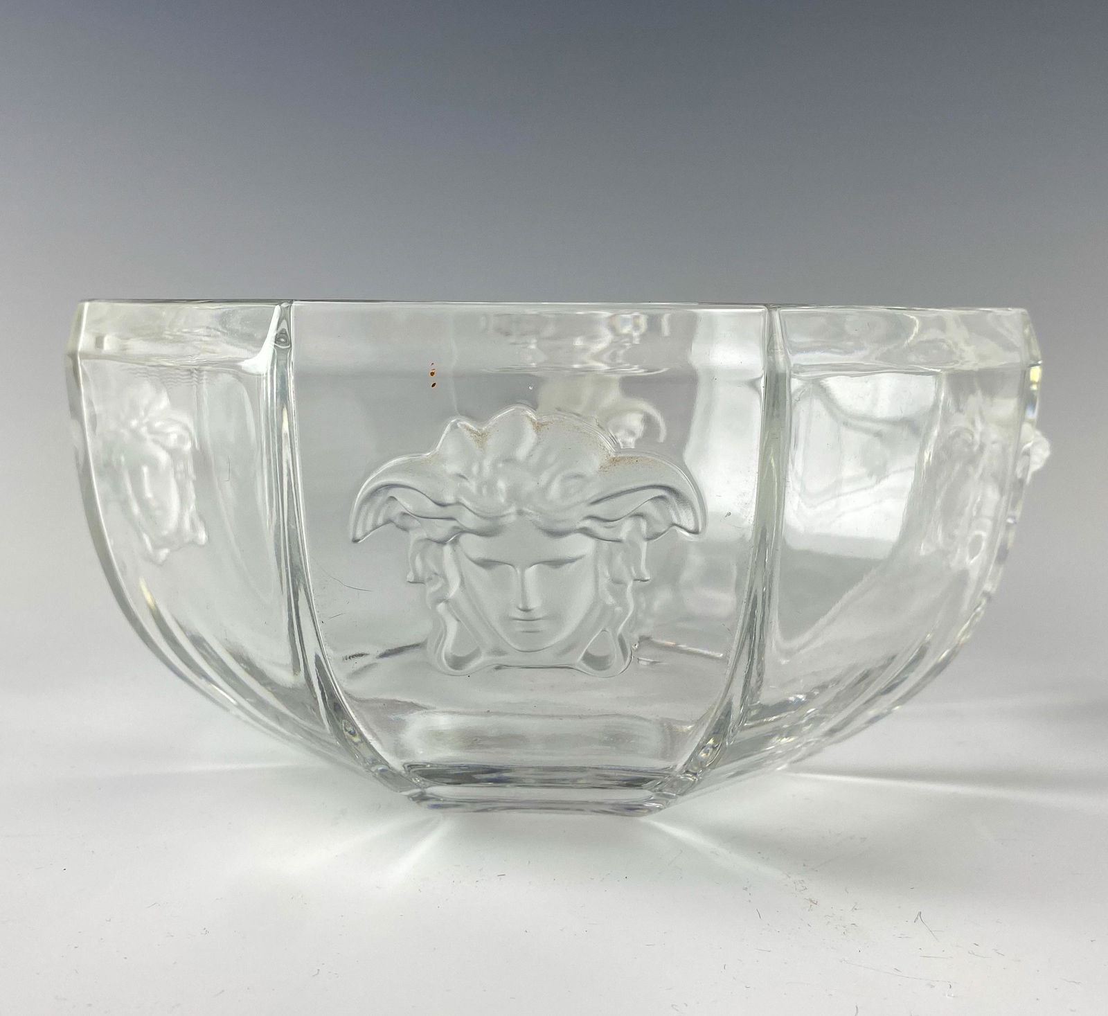 Rosenthal Versace Frosted Medusa Head Glass Bowl (1 of 6)