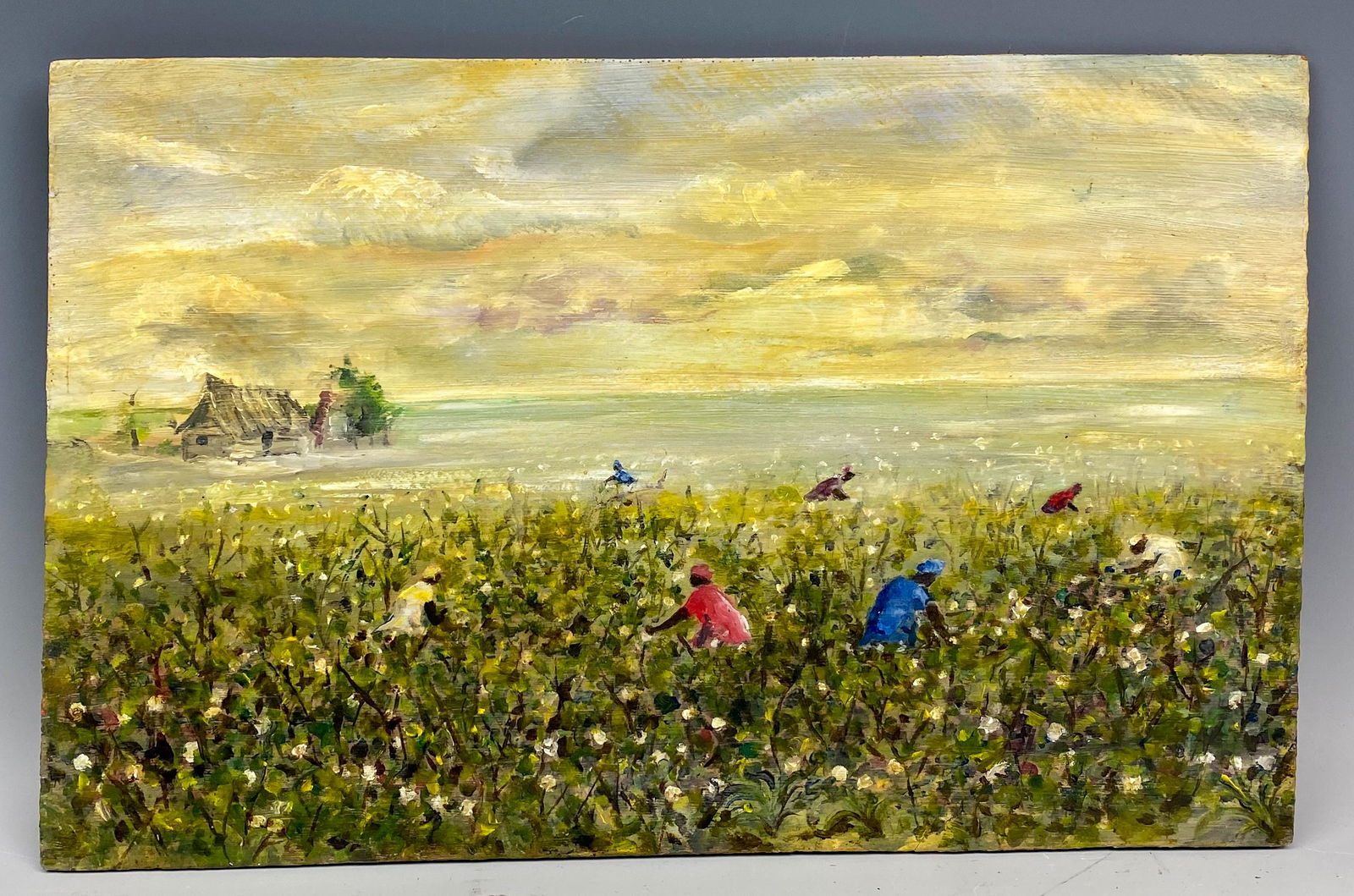 Cotton Fields Painting manner William Aiken Walker (1 of 5)