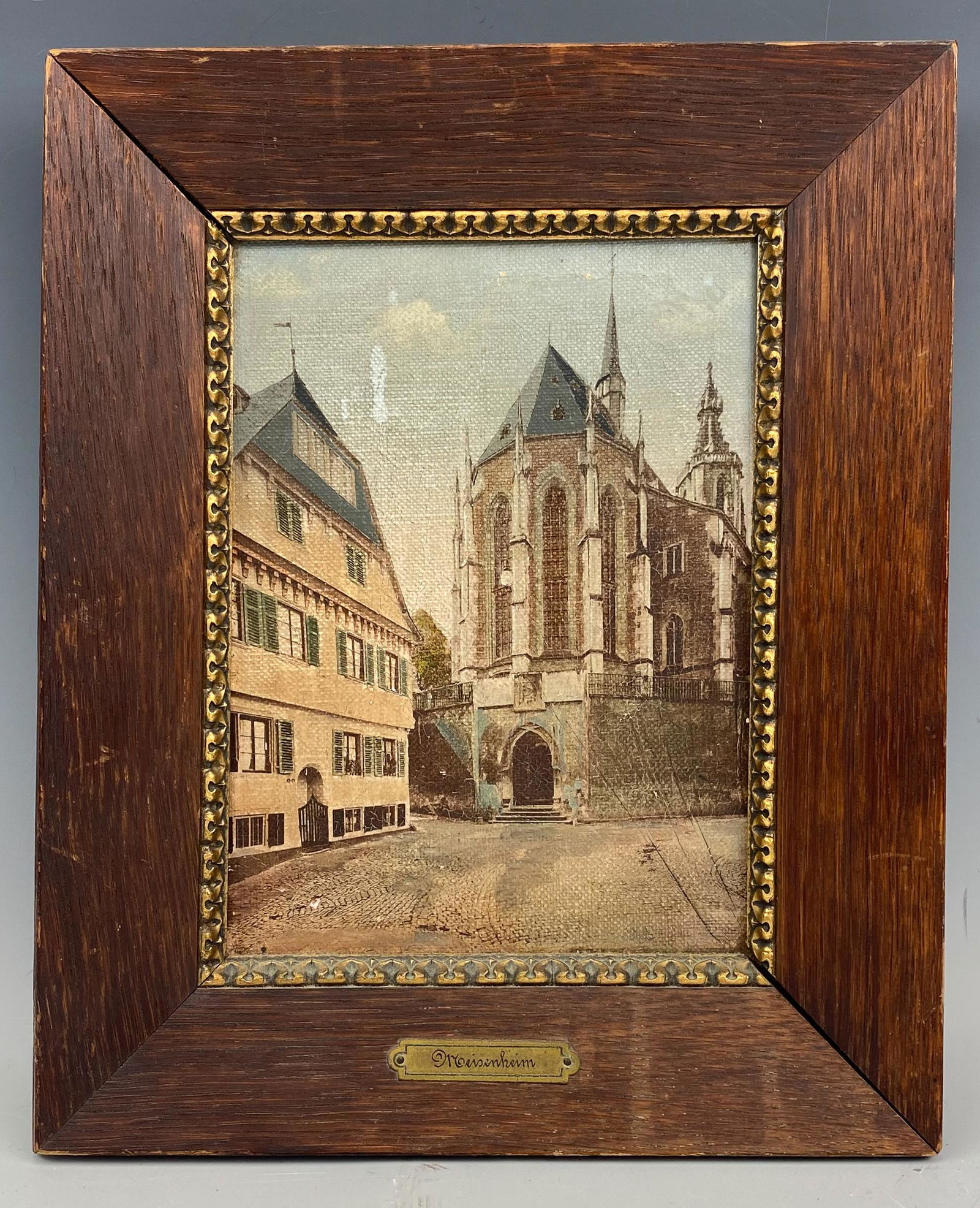 Meisenheim German Townscape Oil Painting on Canvas (1 of 7)