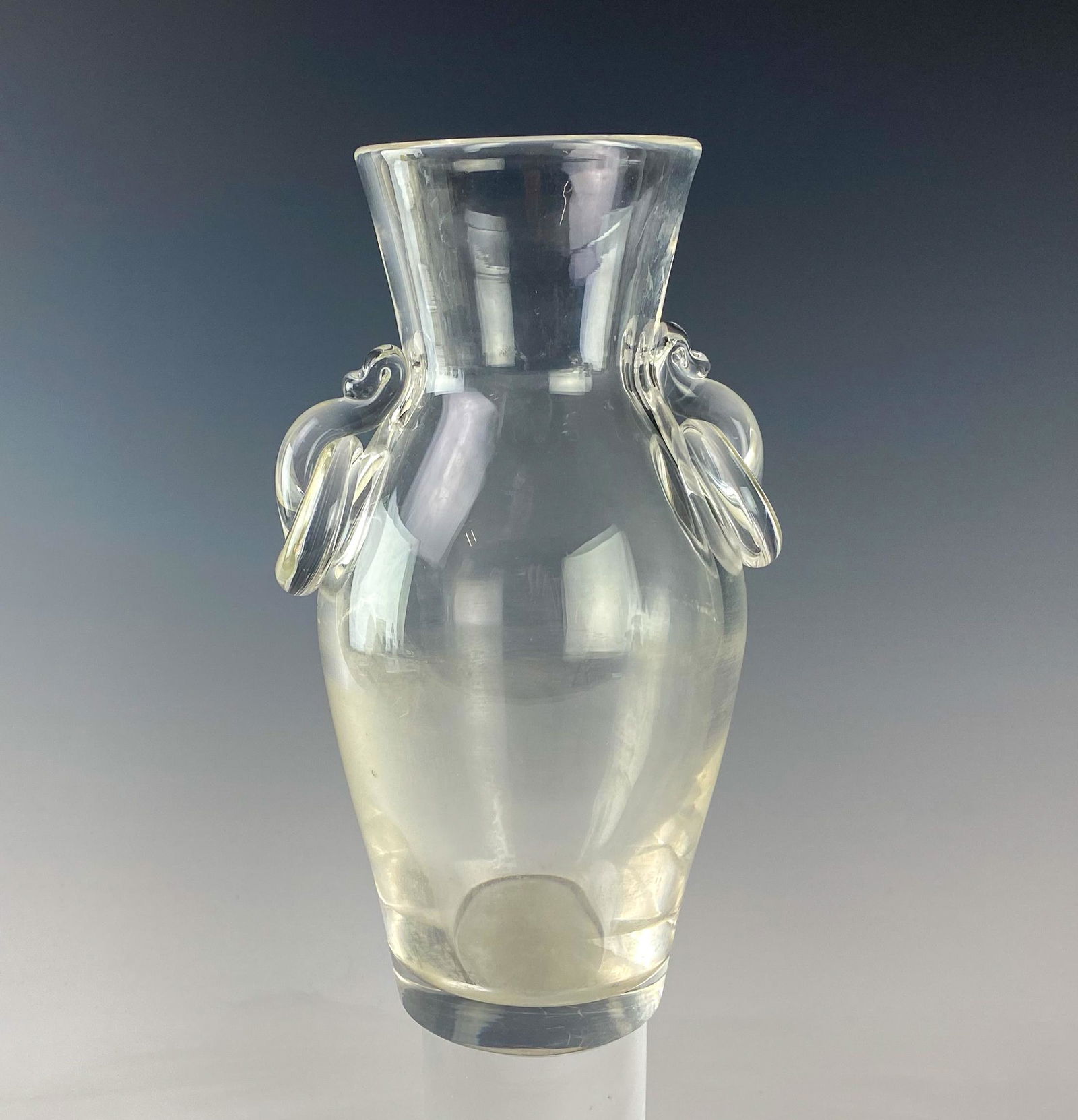 Steuben Crystal Studio Blown Signed Art Glass Vase (1 of 6)