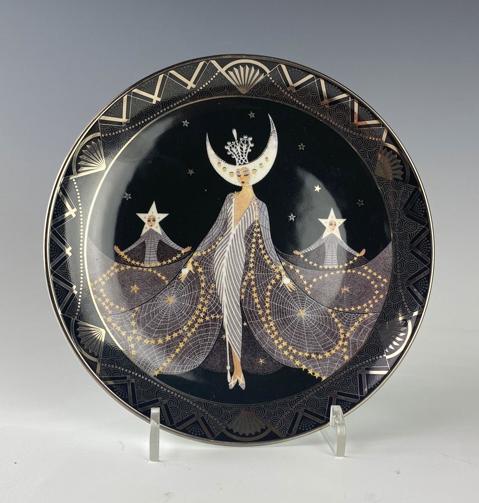 Royal Doulton Erte Limited Edition Porcelain Plate (1 of 4)