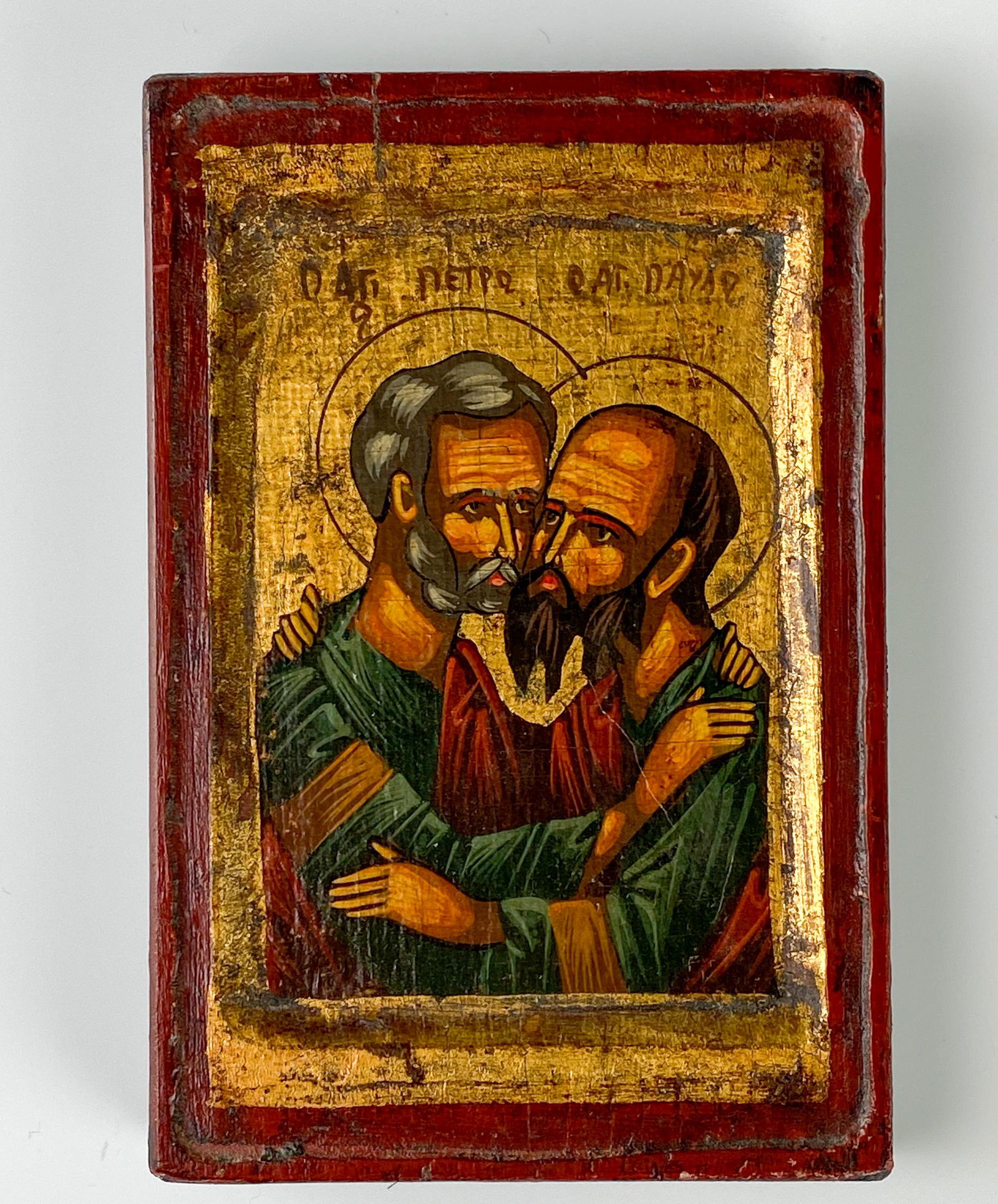 Eastern Orthodox Byzantine Art Religious Wood Icon (1 of 6)