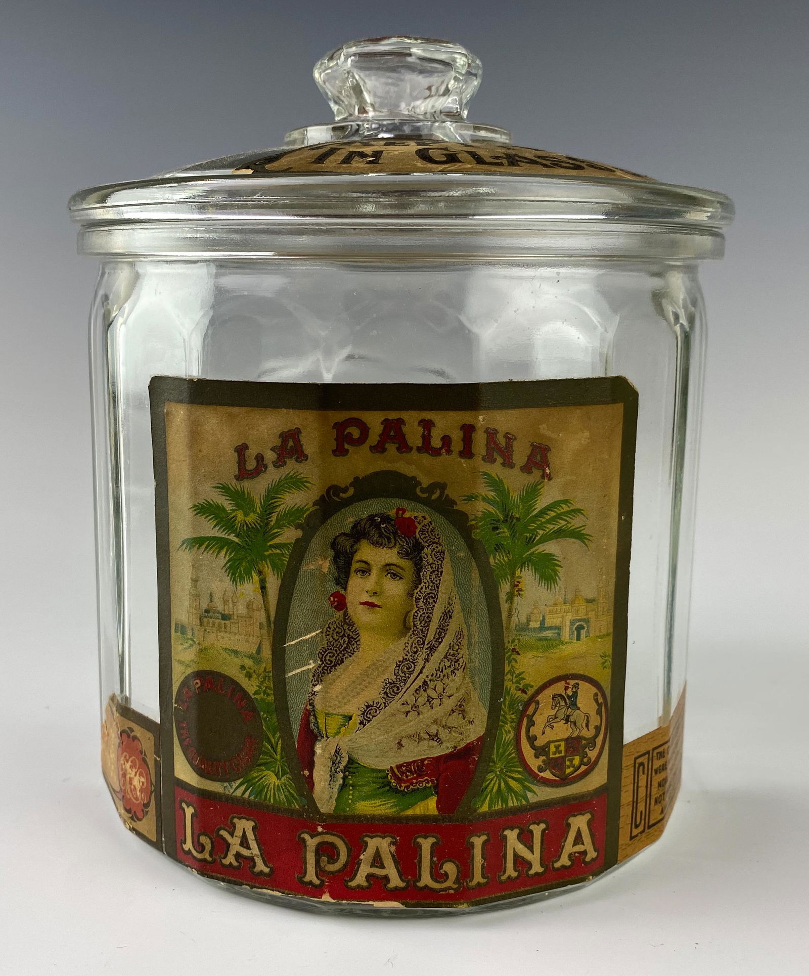La Palina Cigar Tobacco Lidded Glass Humidor Jar (1 of 6)