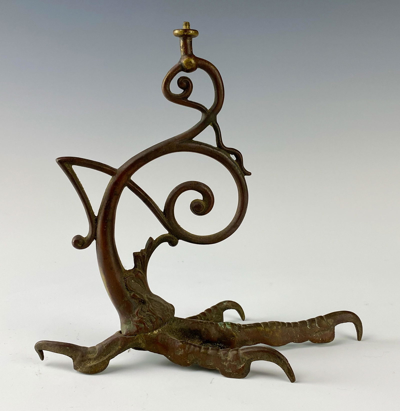 Bronze Antique Eagle Claw Talon Candleholder Base (1 of 7)