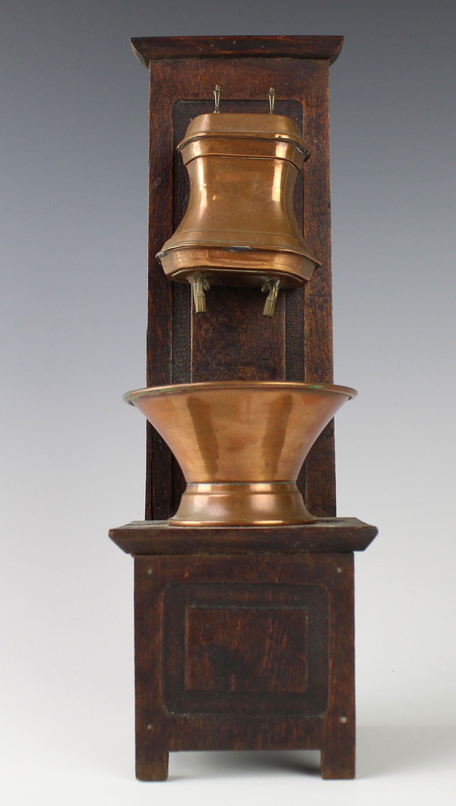 19C. Copper Wash Basin Miniature Salesman's Sample (1 of 7)