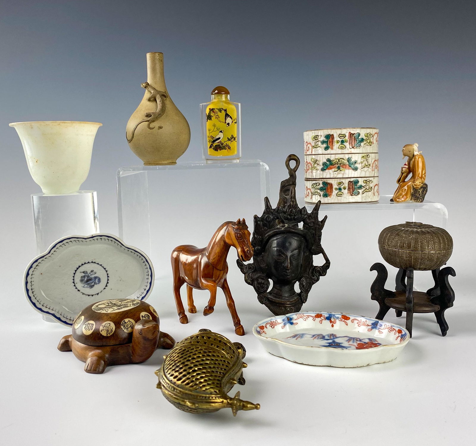 Chinese Statue & Vase Bottle ESTATE COLLECTION LOT (1 of 7)