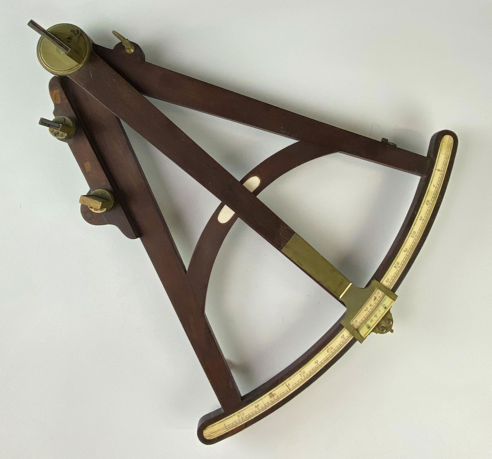 Nautical Marine Antique Navigation Wooden Sextant (1 of 4)