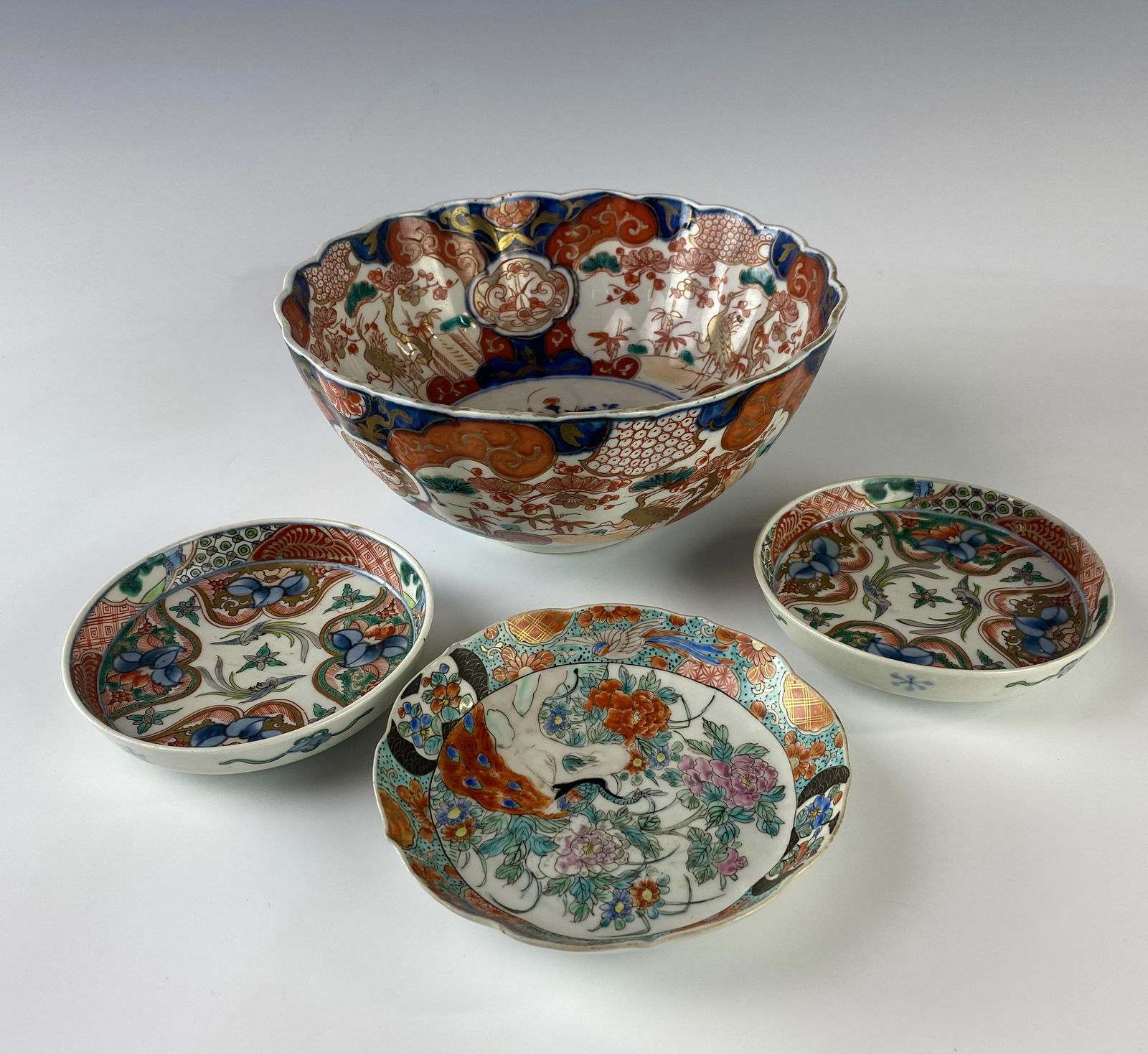 Japanese Porcelain Serving Bowl and Dish GROUP LOT (1 of 12)