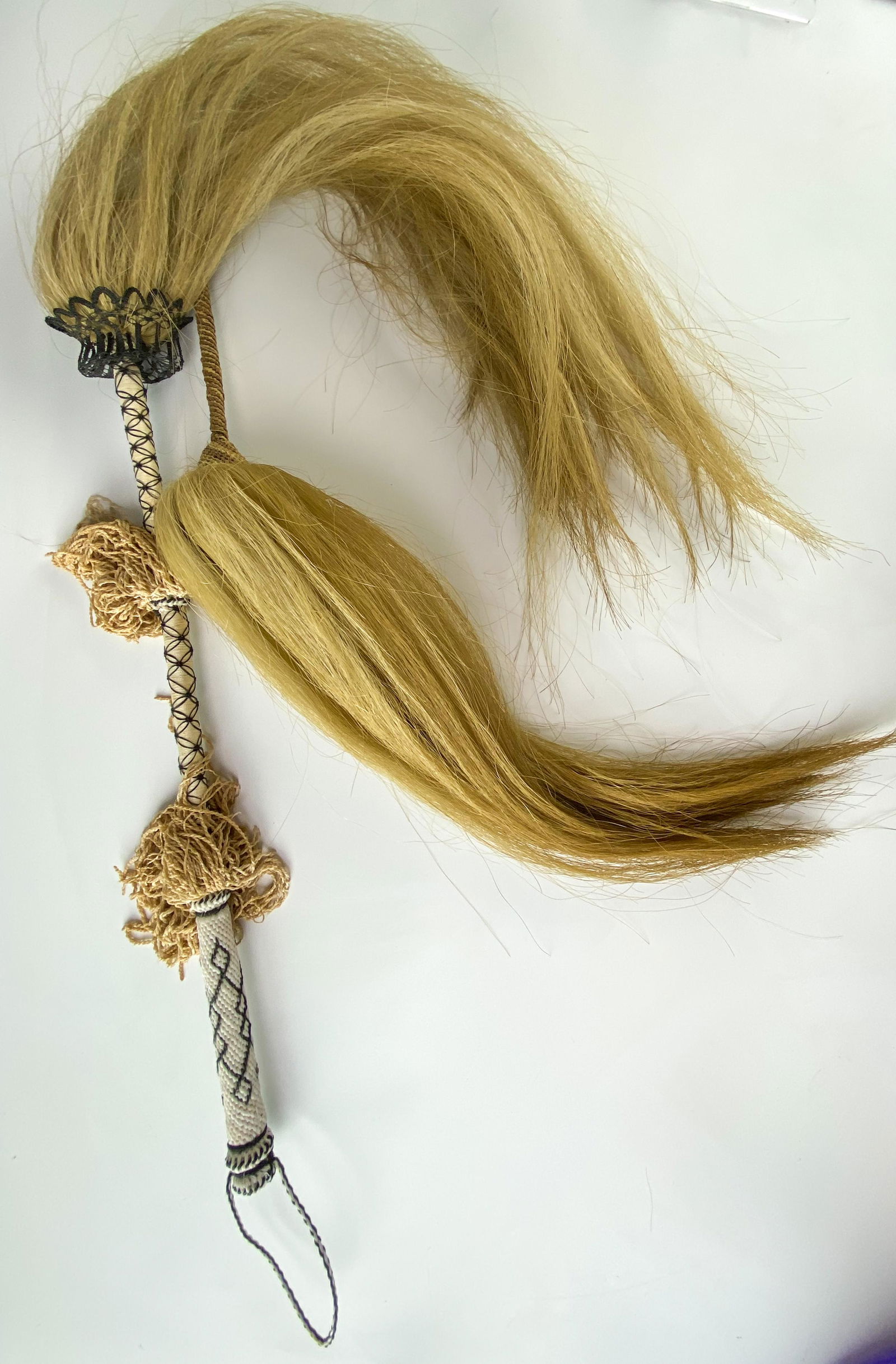 Tribal Primitive Horse Hair Fly Swatter ESTATE LOT (1 of 6)