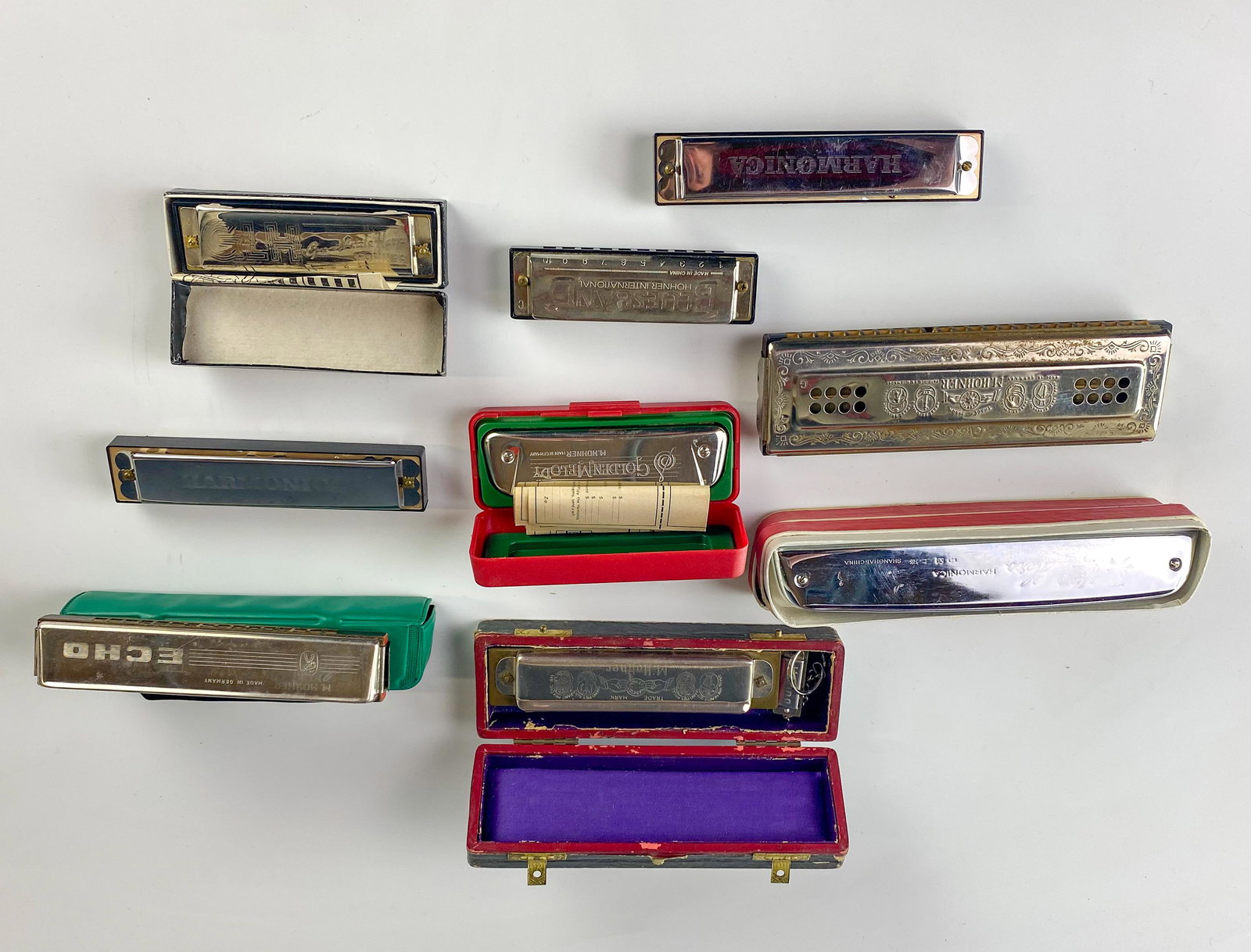 Echo Hero Marine Band Harmonicas ESTATE COLLECTION (1 of 3)