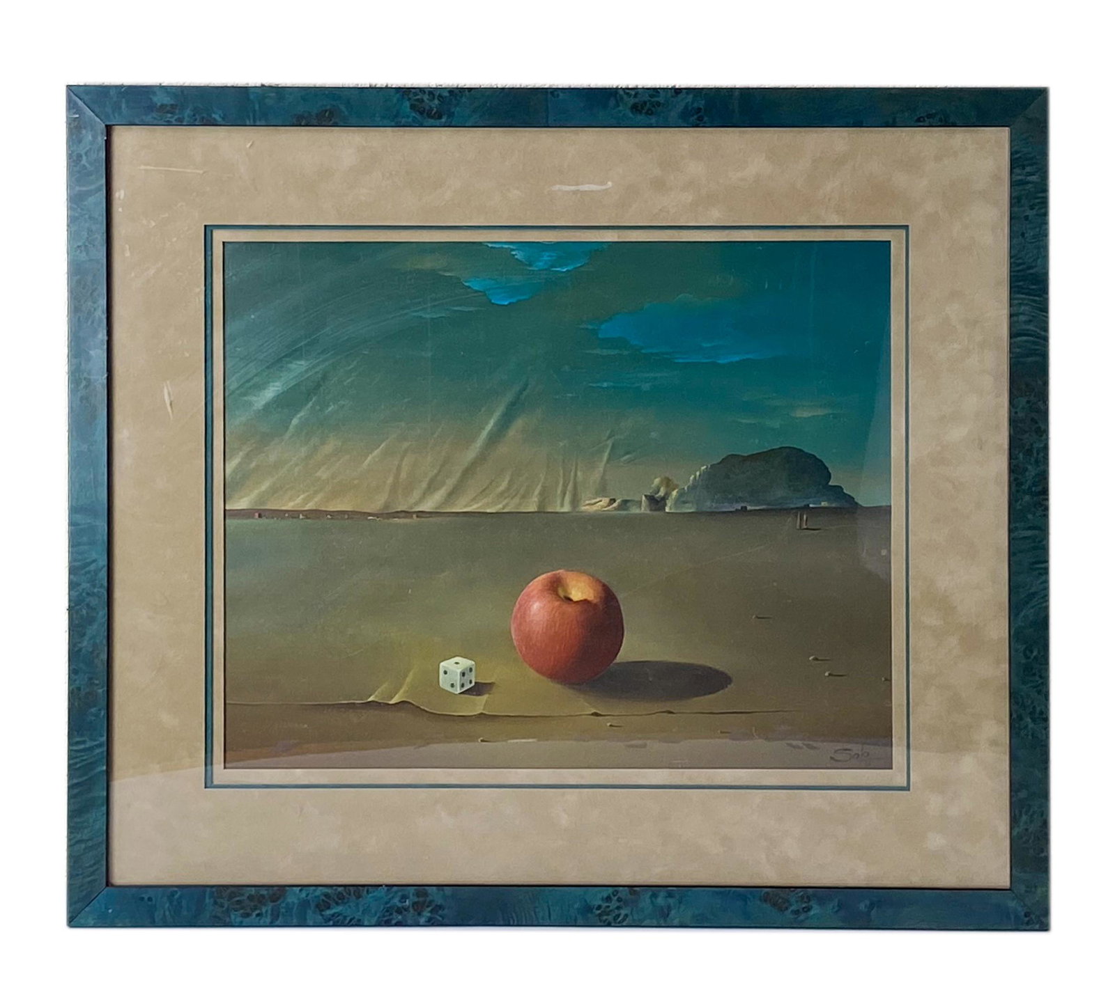 Roberto Soto Surrealist Oil Painting on Panel: Roberto Soto (1926 - 1986 ) Latin America. Original oil painting on panel board. Signed and dated '78 lower right. Frame measures 24 1/2 in x 28 1/2 in. Work measures 15 1/4 in x 19 1/8 in. Good condi