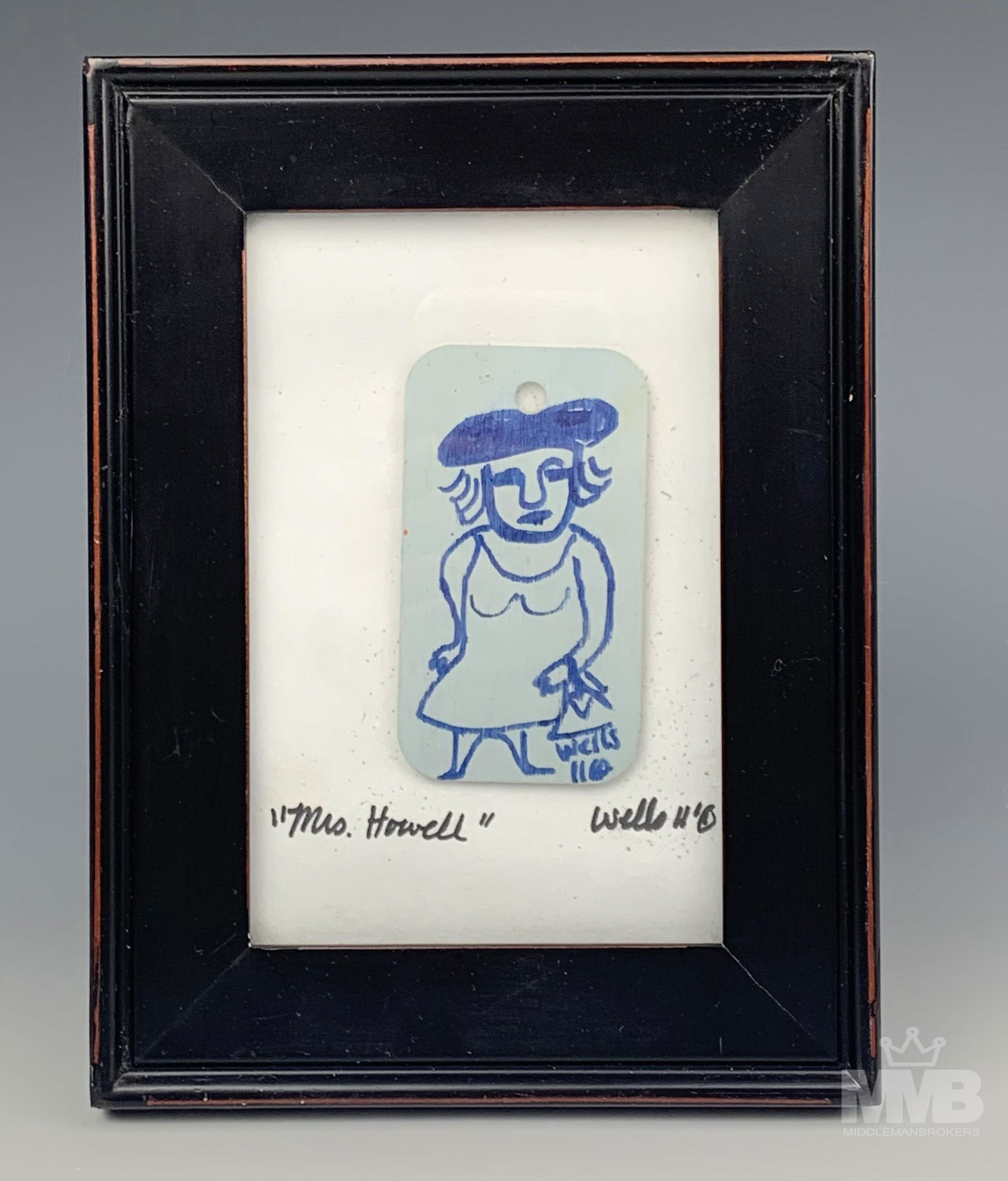 Della Wells (American, b.1951) Folk Art Painting (1 of 5)