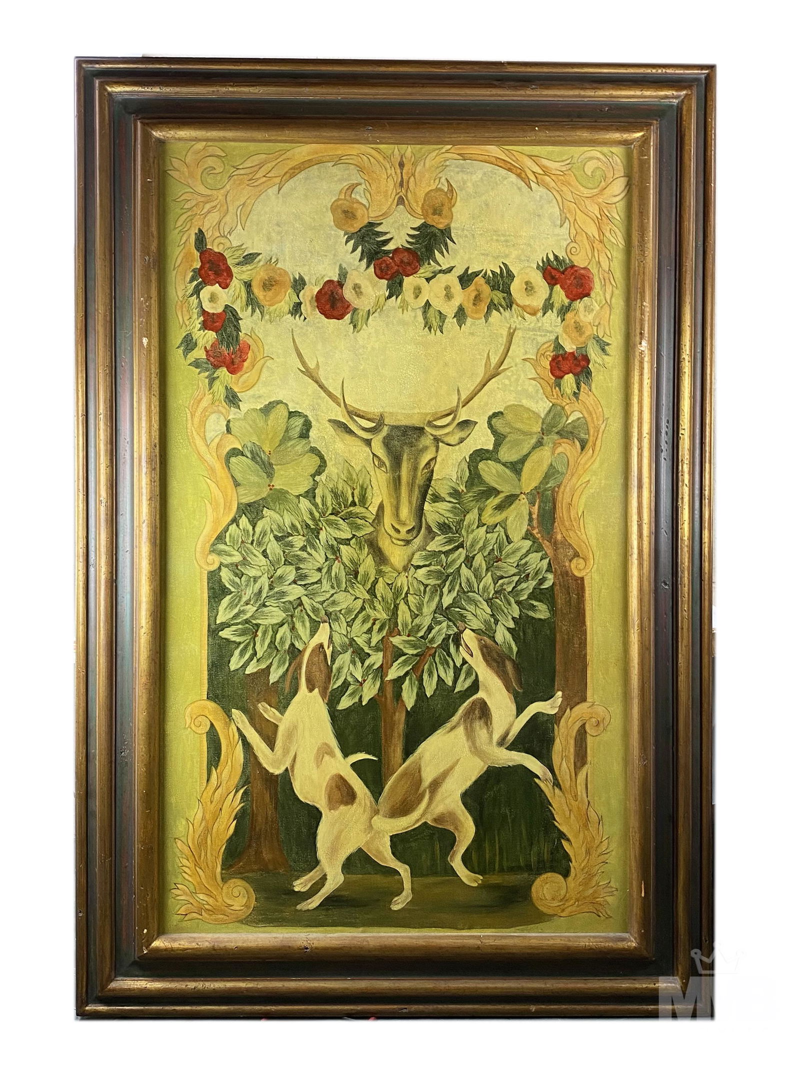 Tava Allegorical Hounds & Deer Stag Hunting Giclee (1 of 6)