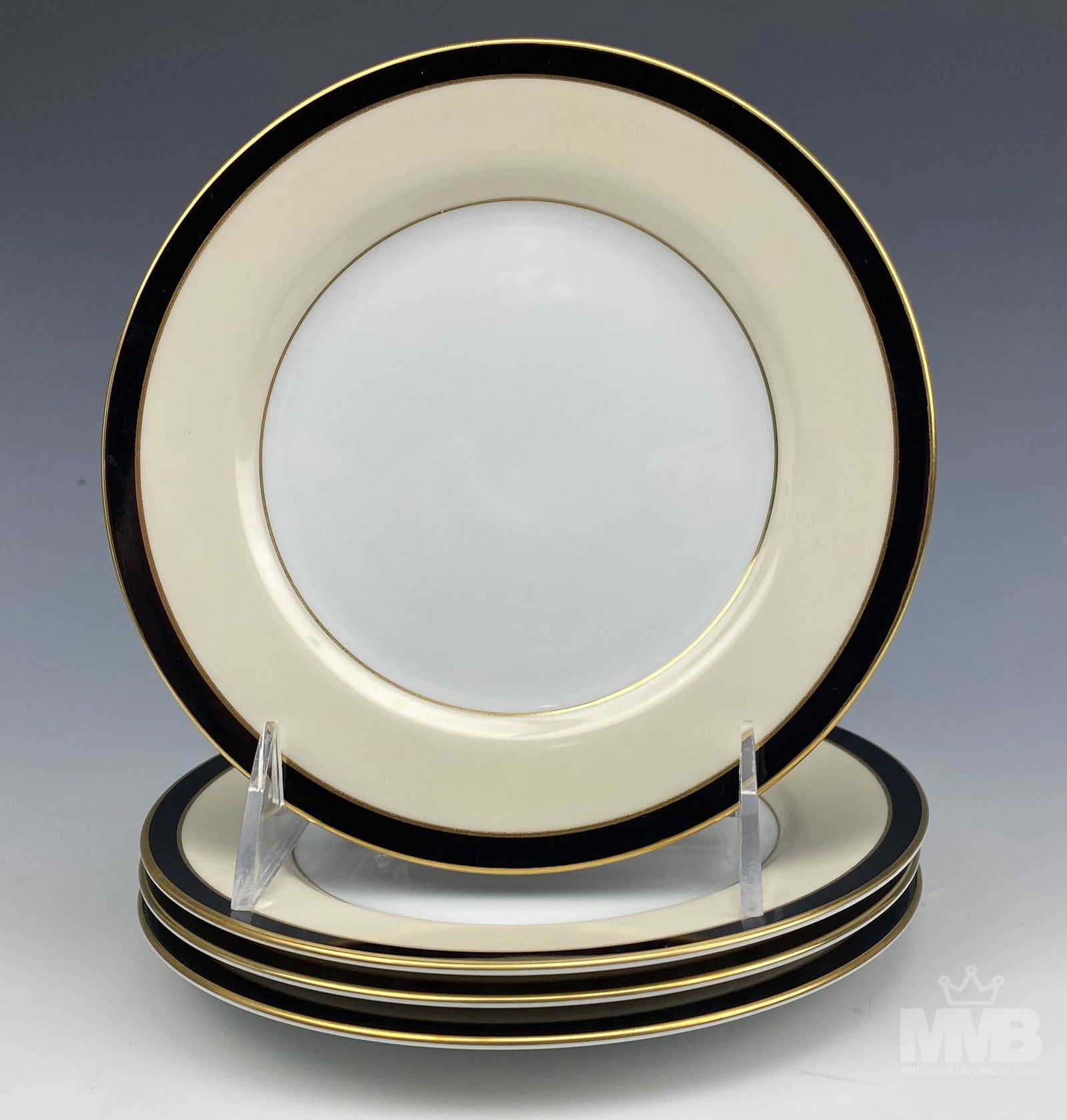 Fitz & Floyd Monmartre Bread and Butter Plates Set (1 of 4)