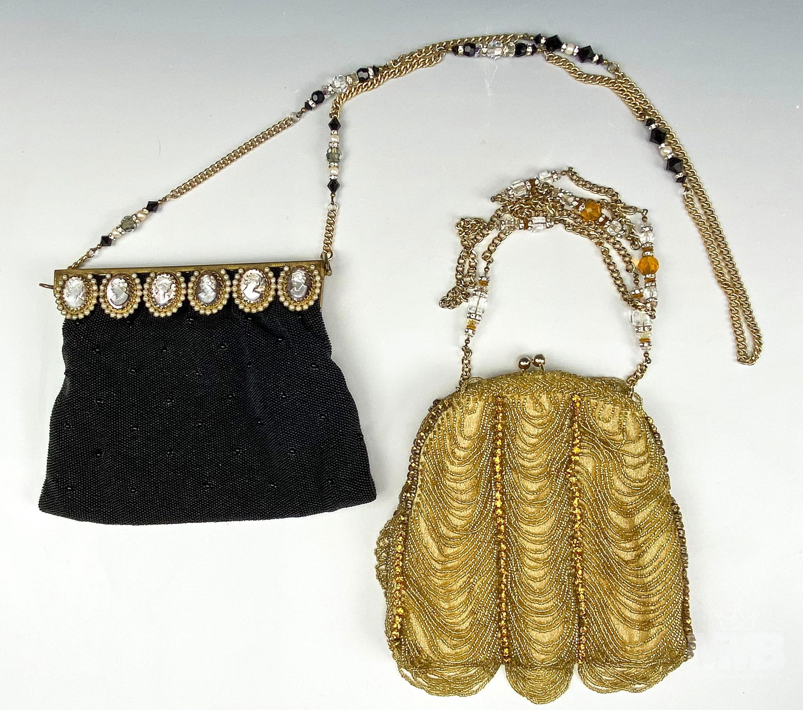 Pentimento Embroidery Crystal Timeless Mesh Purses (1 of 6)