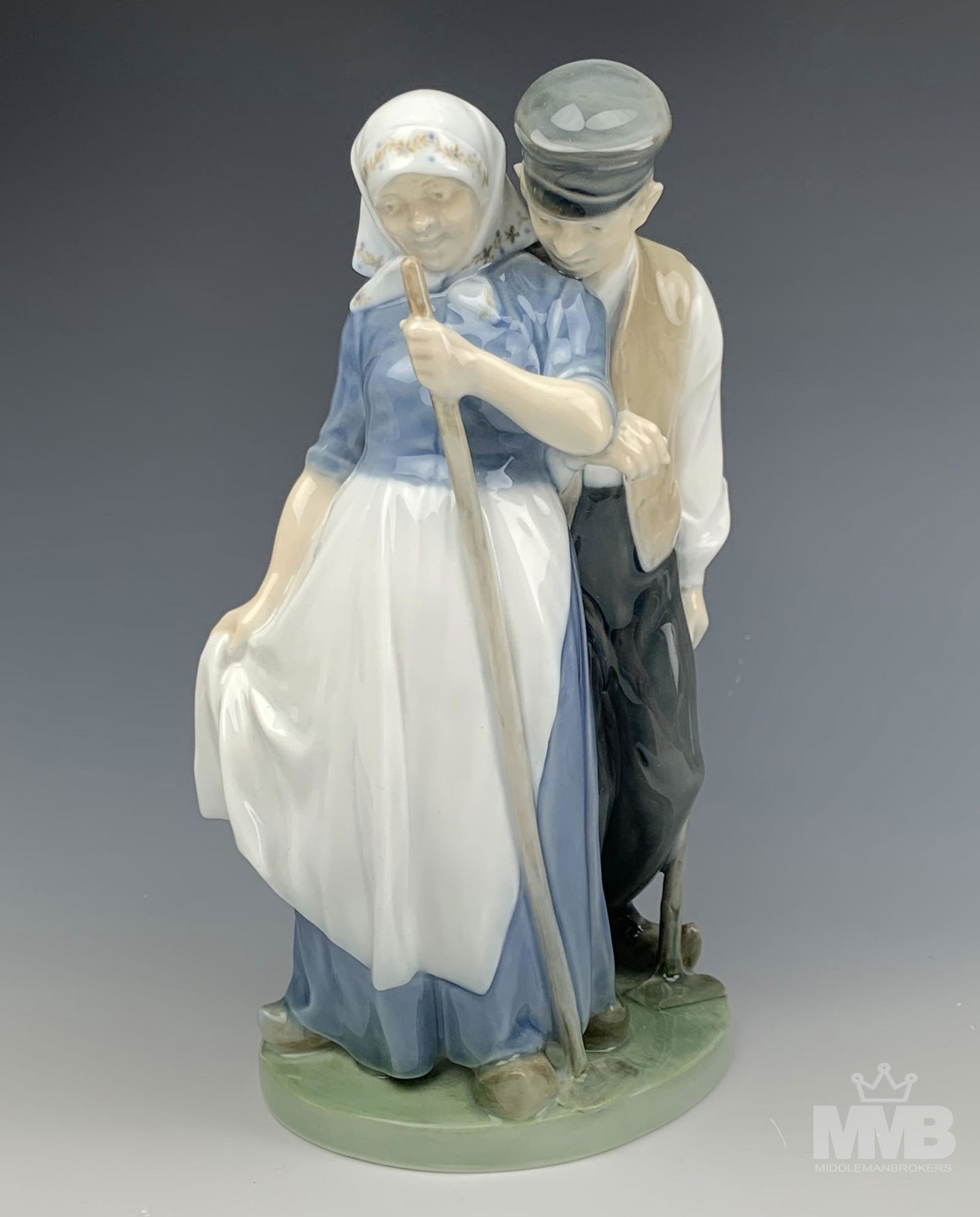 Royal Copenhagen Harvest Group Porcelain Figurine (1 of 7)