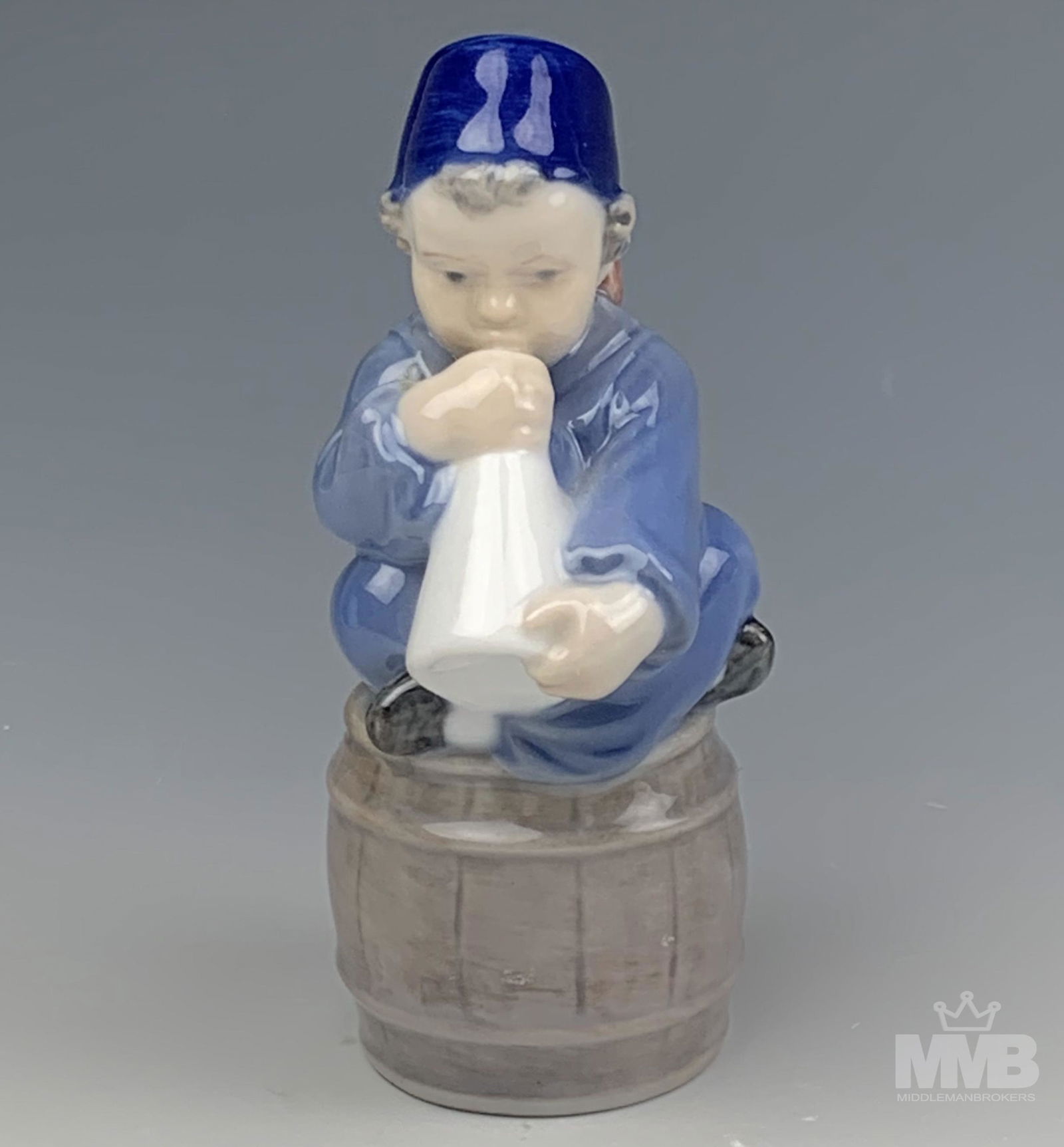 Royal Copenhagen Little Horn Blower #3689 Figurine (1 of 5)