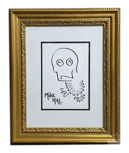 Michael Hill (American b.1974) Doodle Bird Drawing