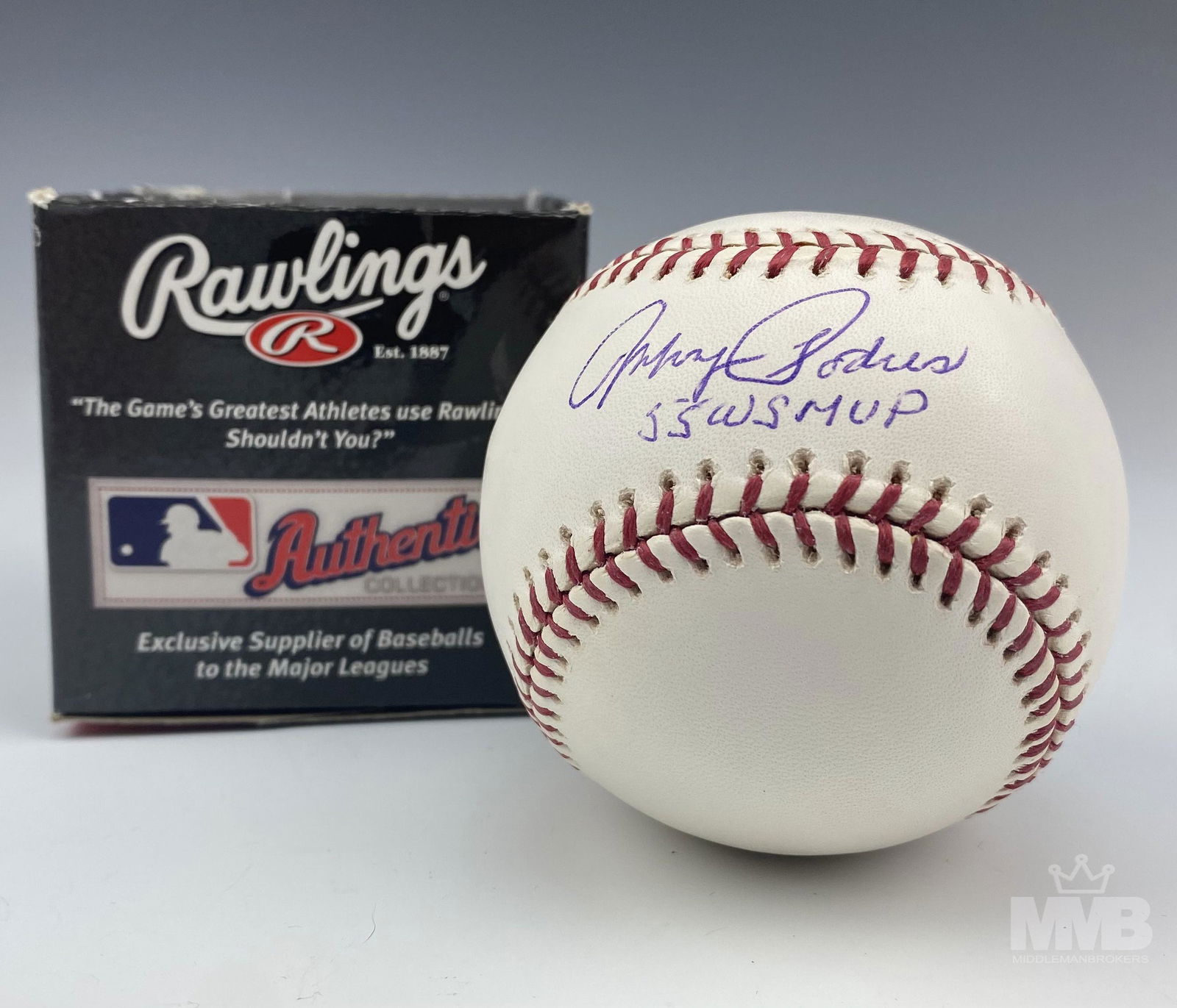 Johnny Podres Autographed Rawlings Baseball SIGNED (1 of 9)