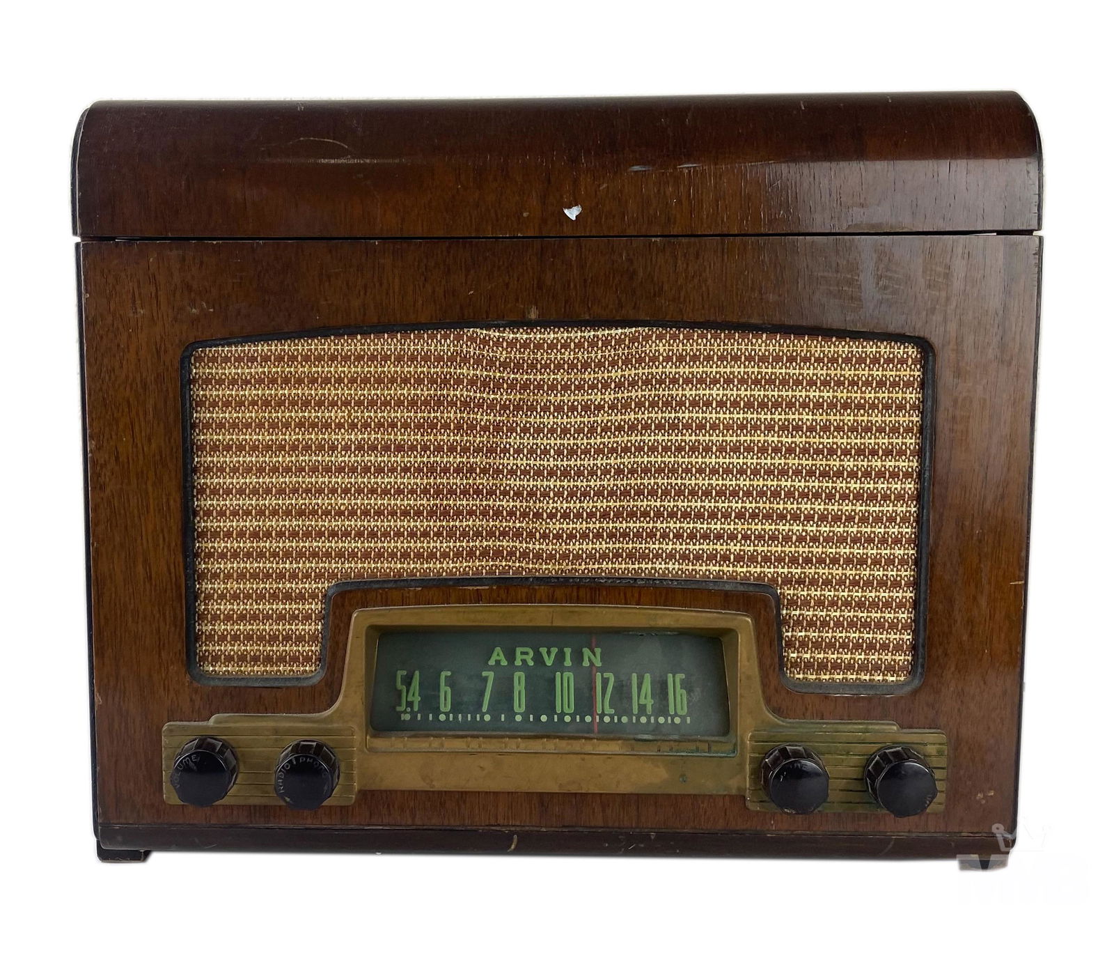 Arvin Tube Radio Wood Automatic Record Player (1 of 8)