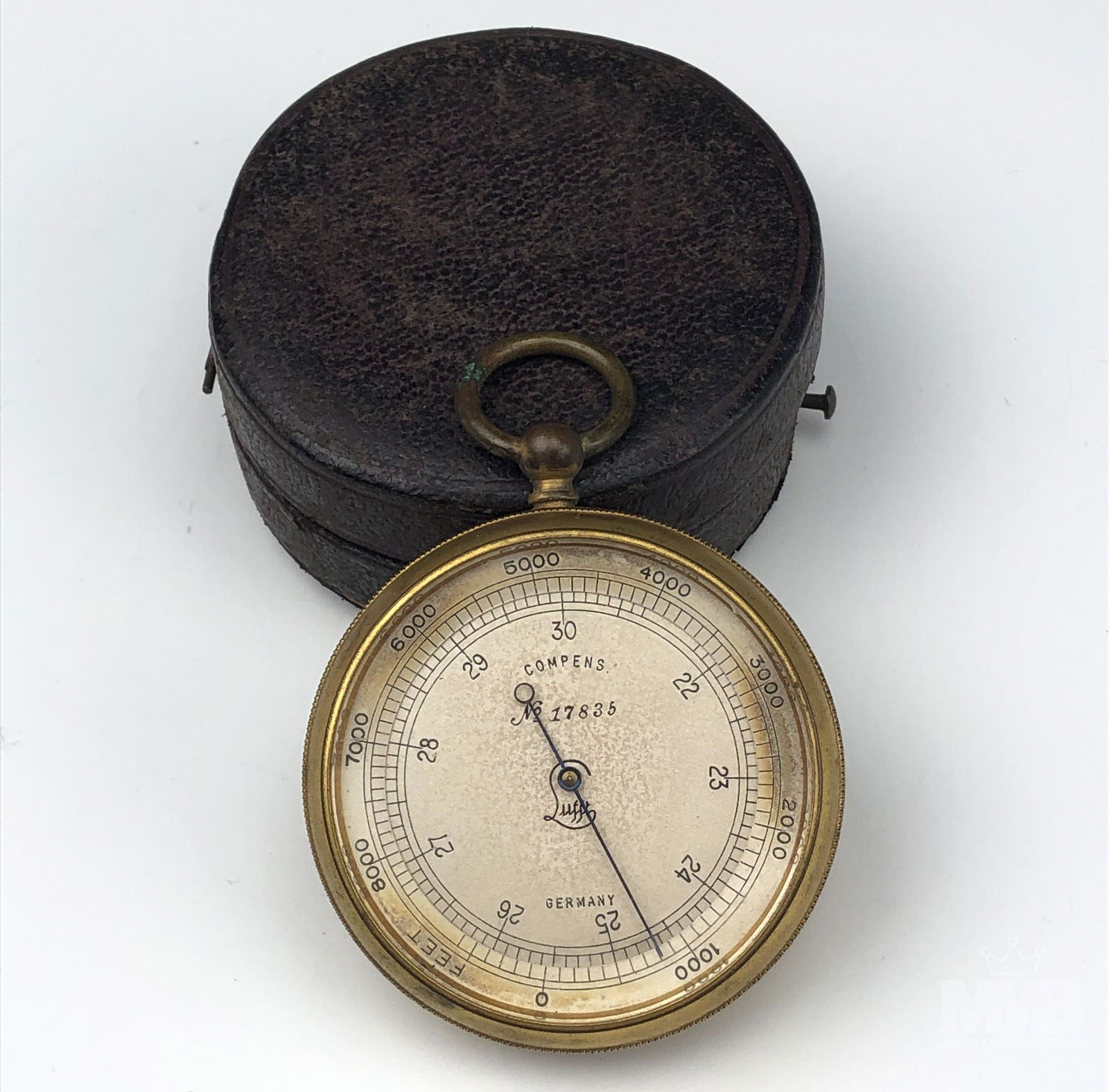 Lufft German Pocket Altimeter Barometer with Case (1 of 4)