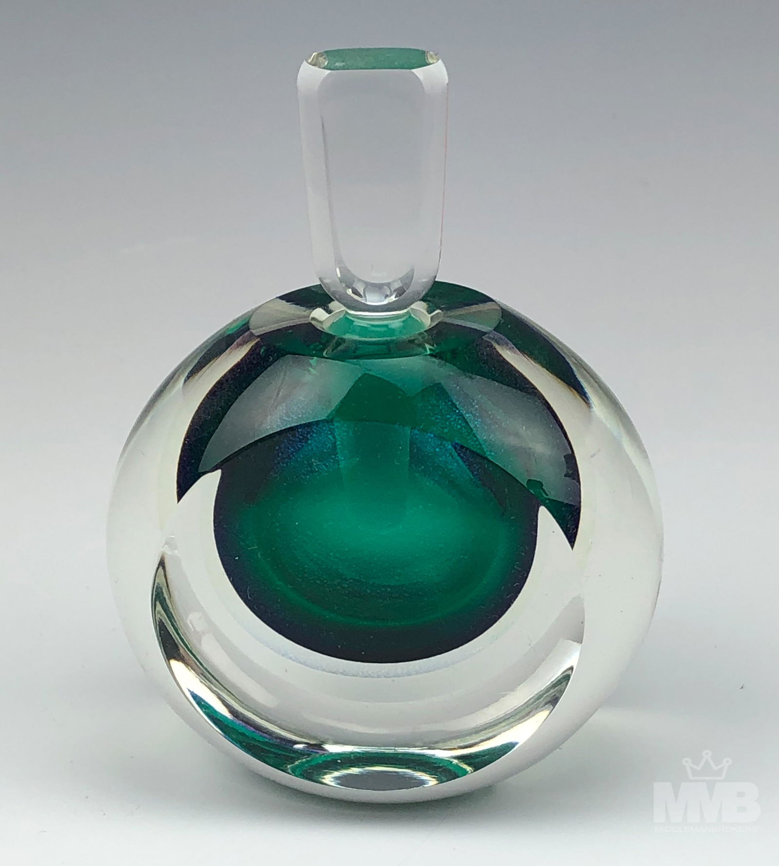 Correia Iridescent Art Glass Perfume Scent Bottle (1 of 5)
