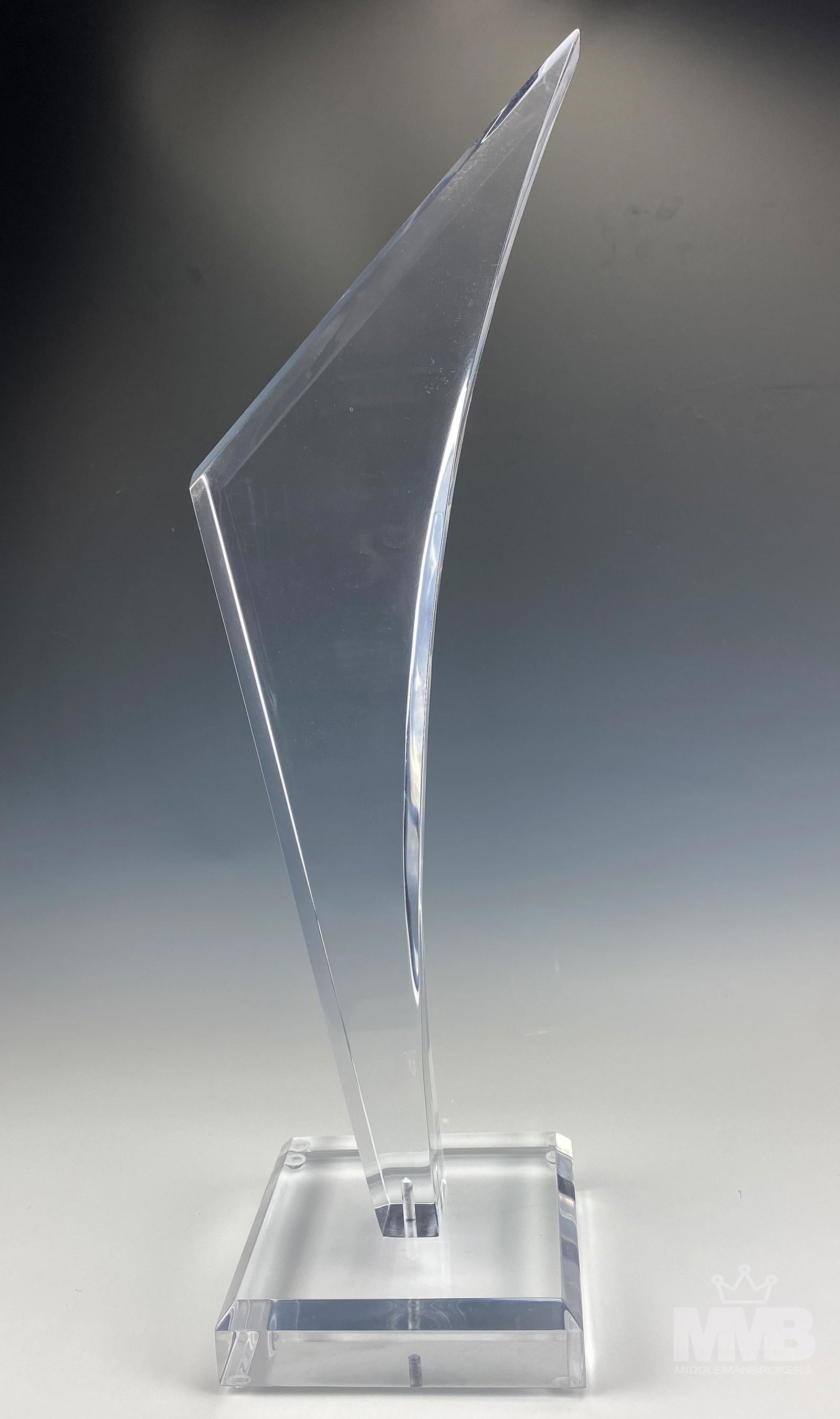 Lucite Mid Century Modern Abstract Art Sculpture (1 of 4)