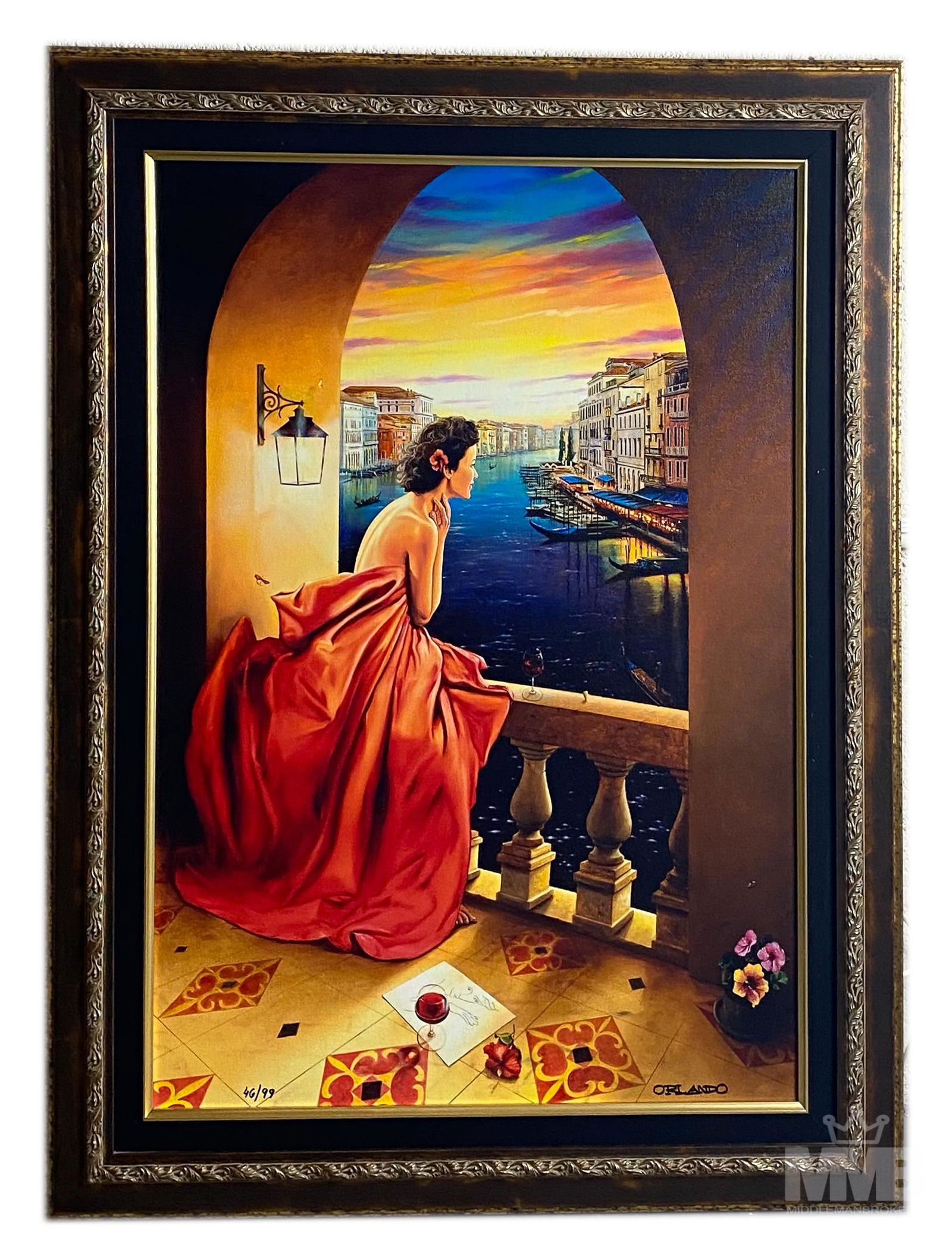 Orlando Quevedo (b1970) Cuban Surreal Art Painting (1 of 6)