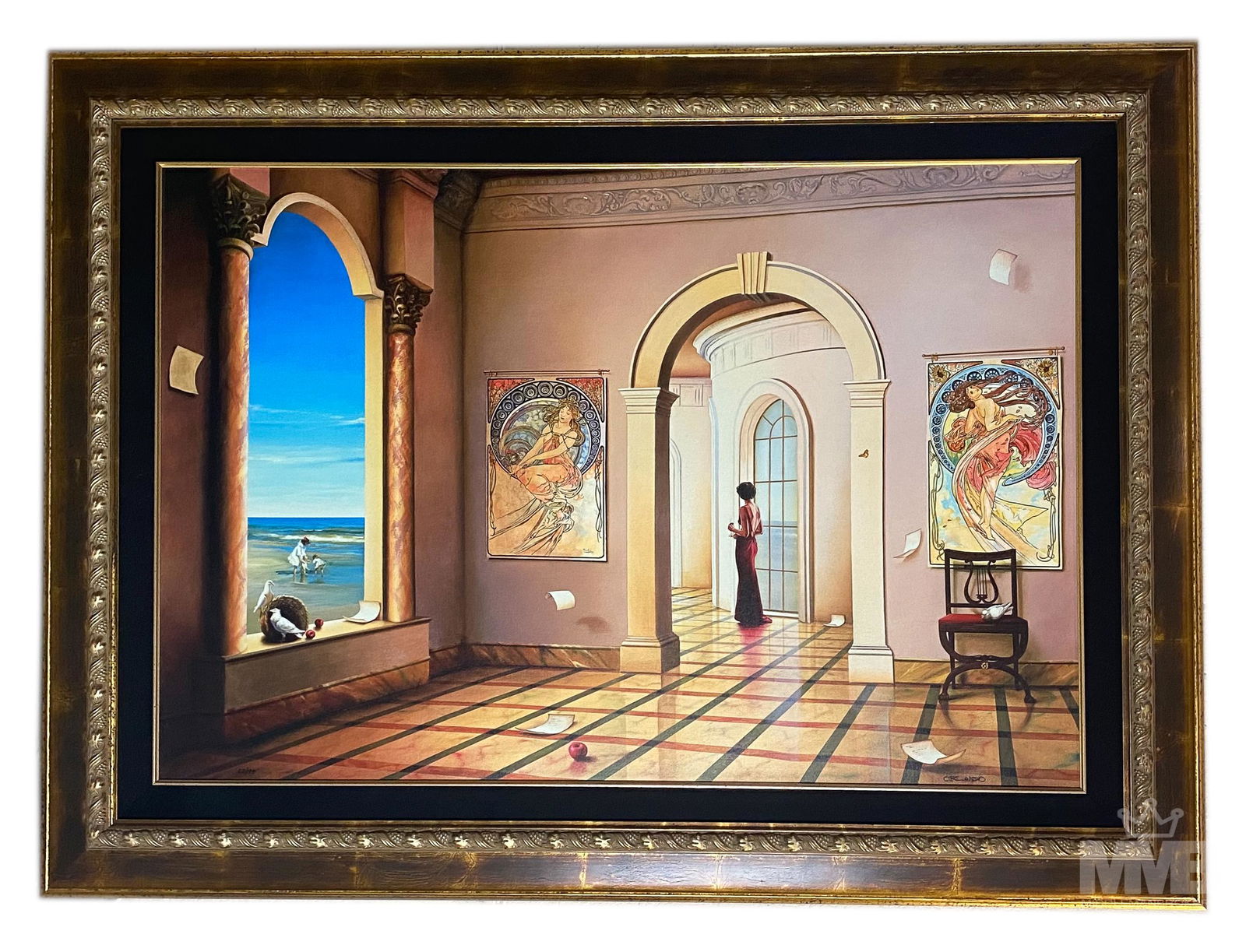 Orlando Quevedo (b1970) Cuban Surreal Art Painting (1 of 7)