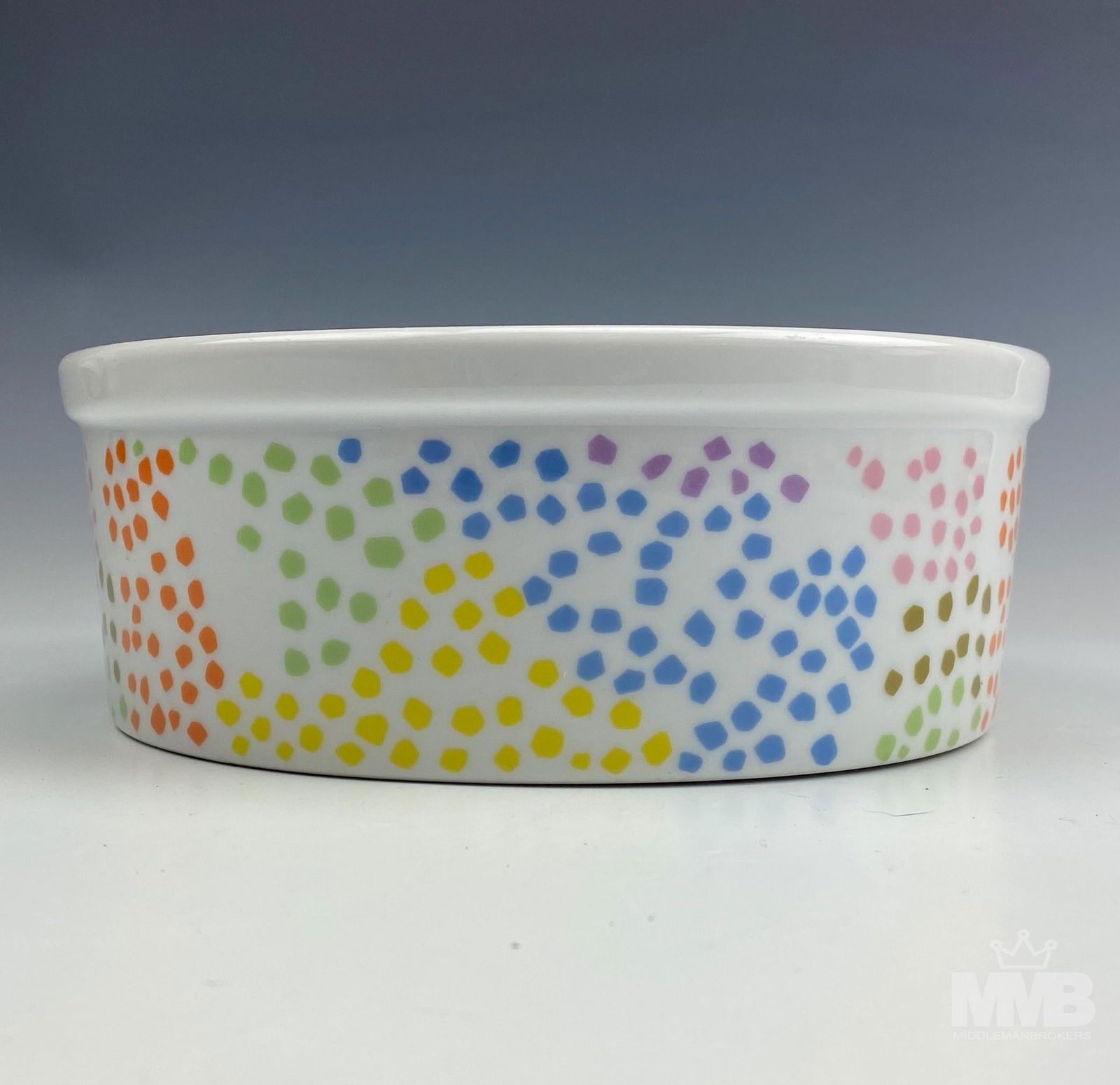 Fitz & Floyd Confetti Colored Dots Casserole Dish (1 of 5)