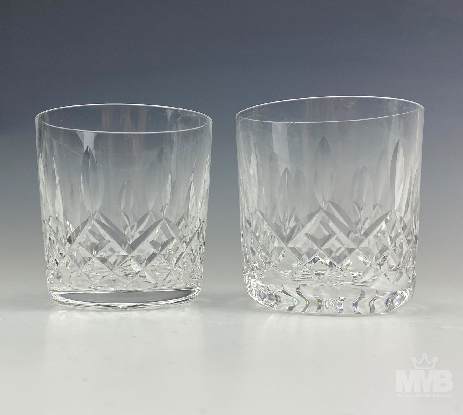 2 Waterford Crystal Lismore Old Fashioned Glasses (1 of 5)