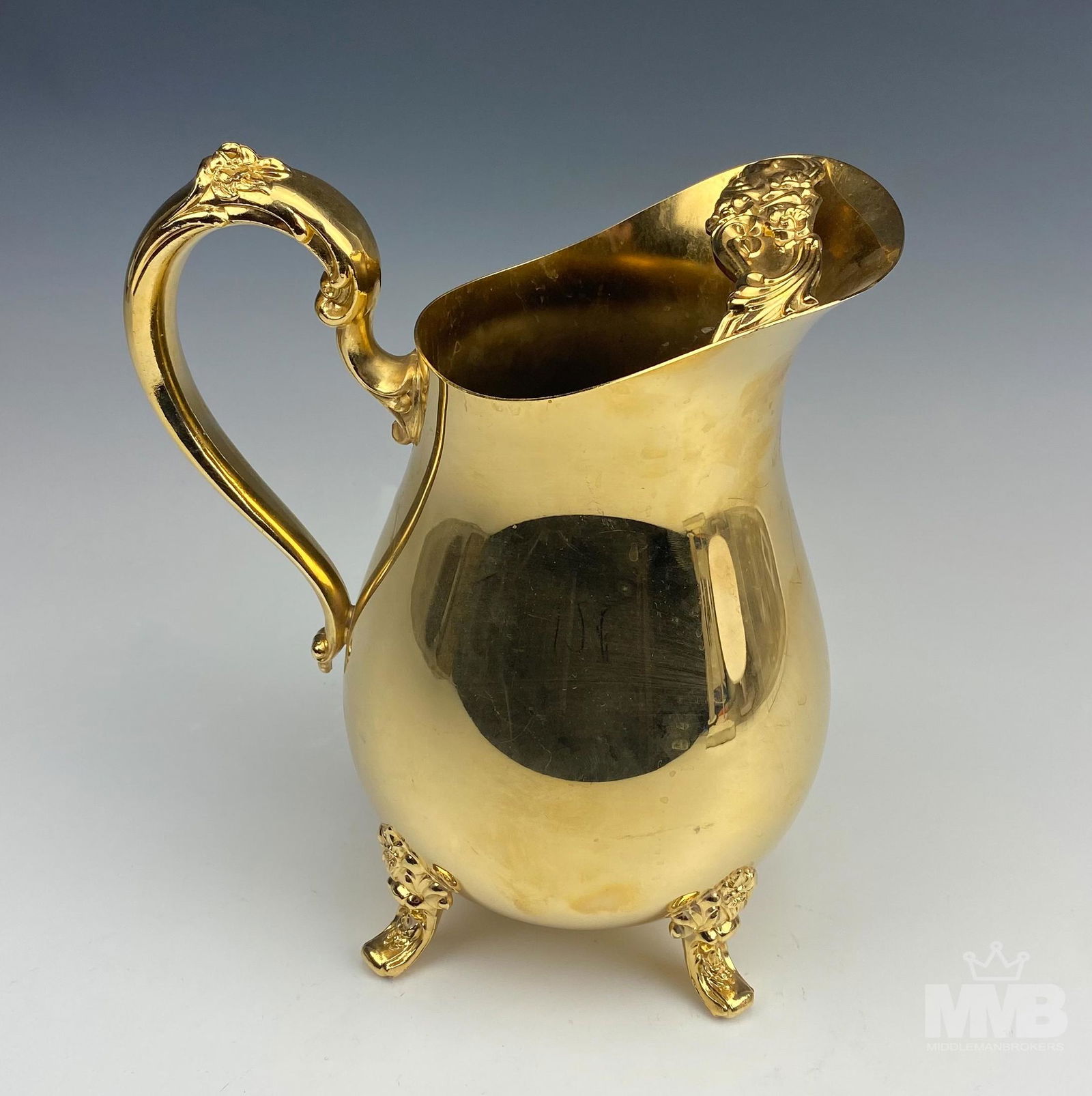 International Silver Company Gold Plated Pitcher (1 of 6)