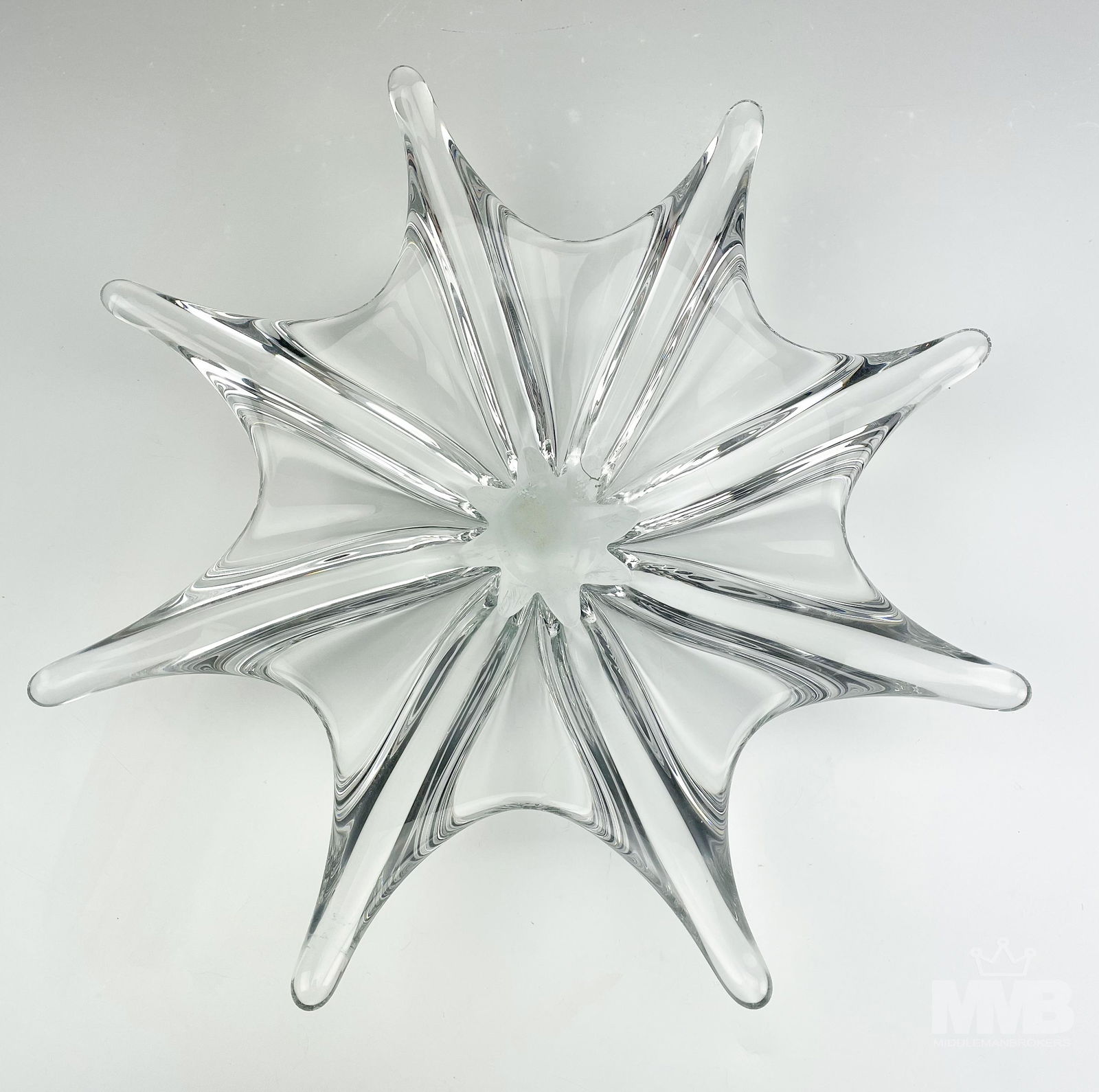 Baccarat Crystal Oblong Stella Centerpiece Bowl (1 of 5)