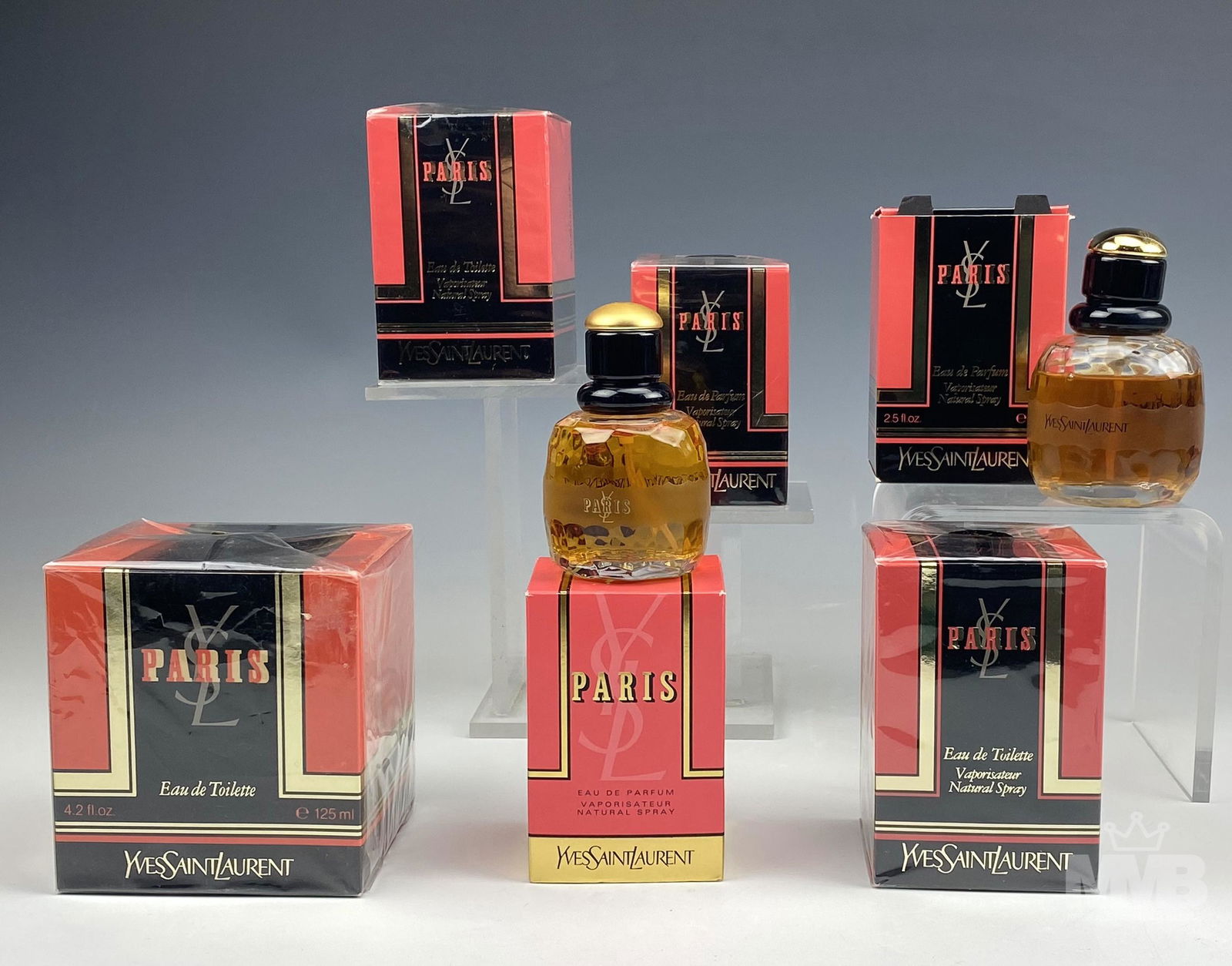 Estate Lot of 6 Yves Saint Laurent Paris Perfume (1 of 3)