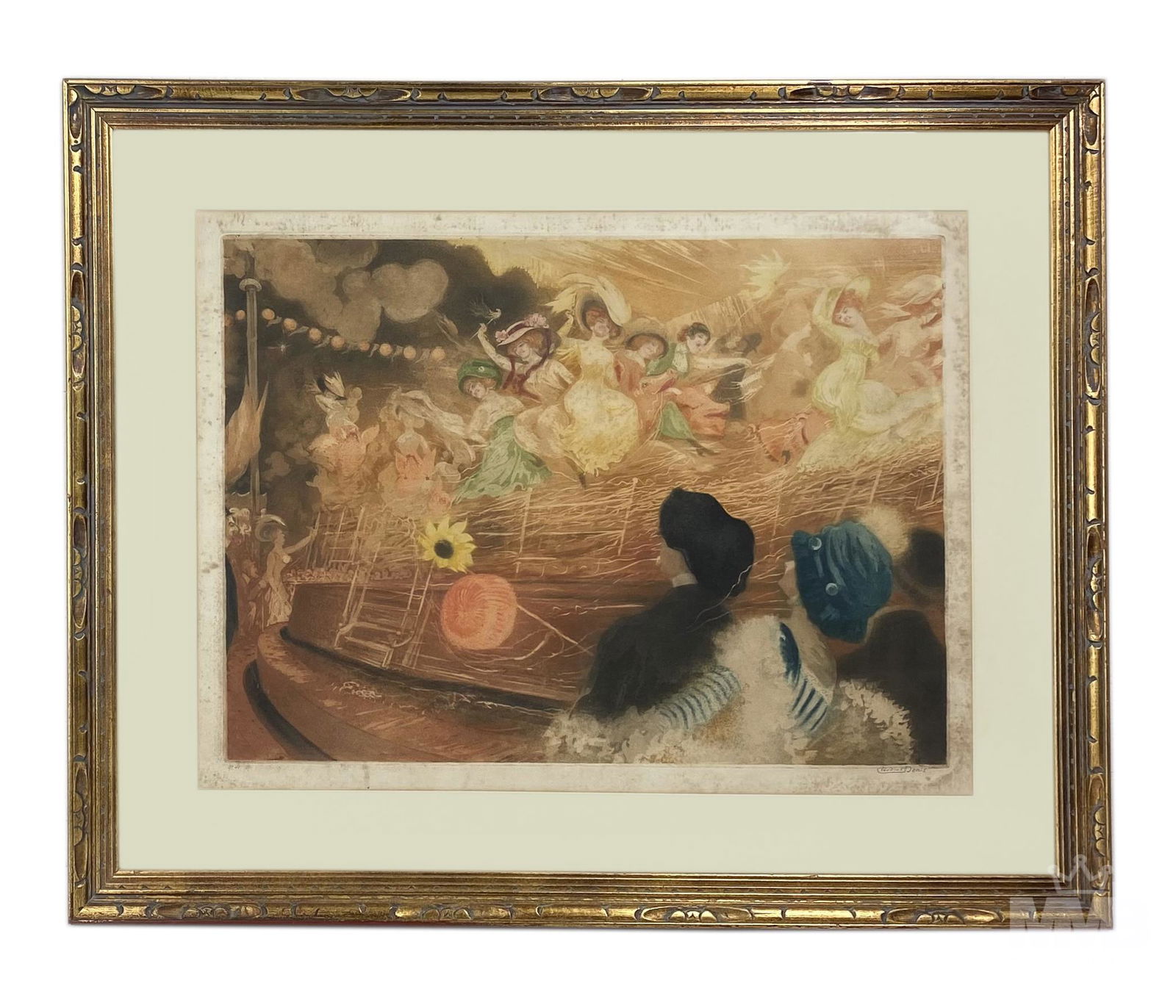 Claudius Denis 1878-1947 Signed L/E Aquatint Print (1 of 5)