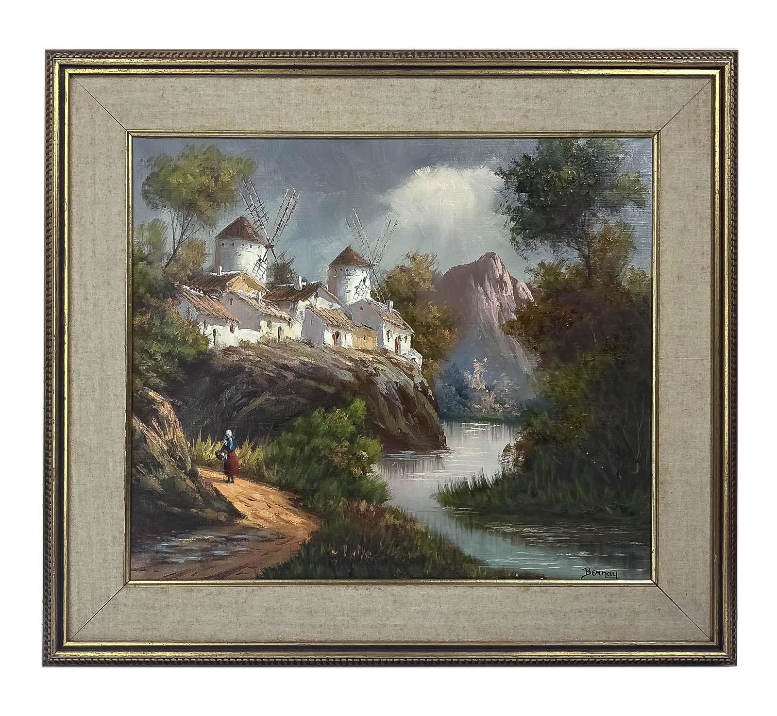 Betti Bernay (1926-2010) Dutch Landscape Painting (1 of 5)