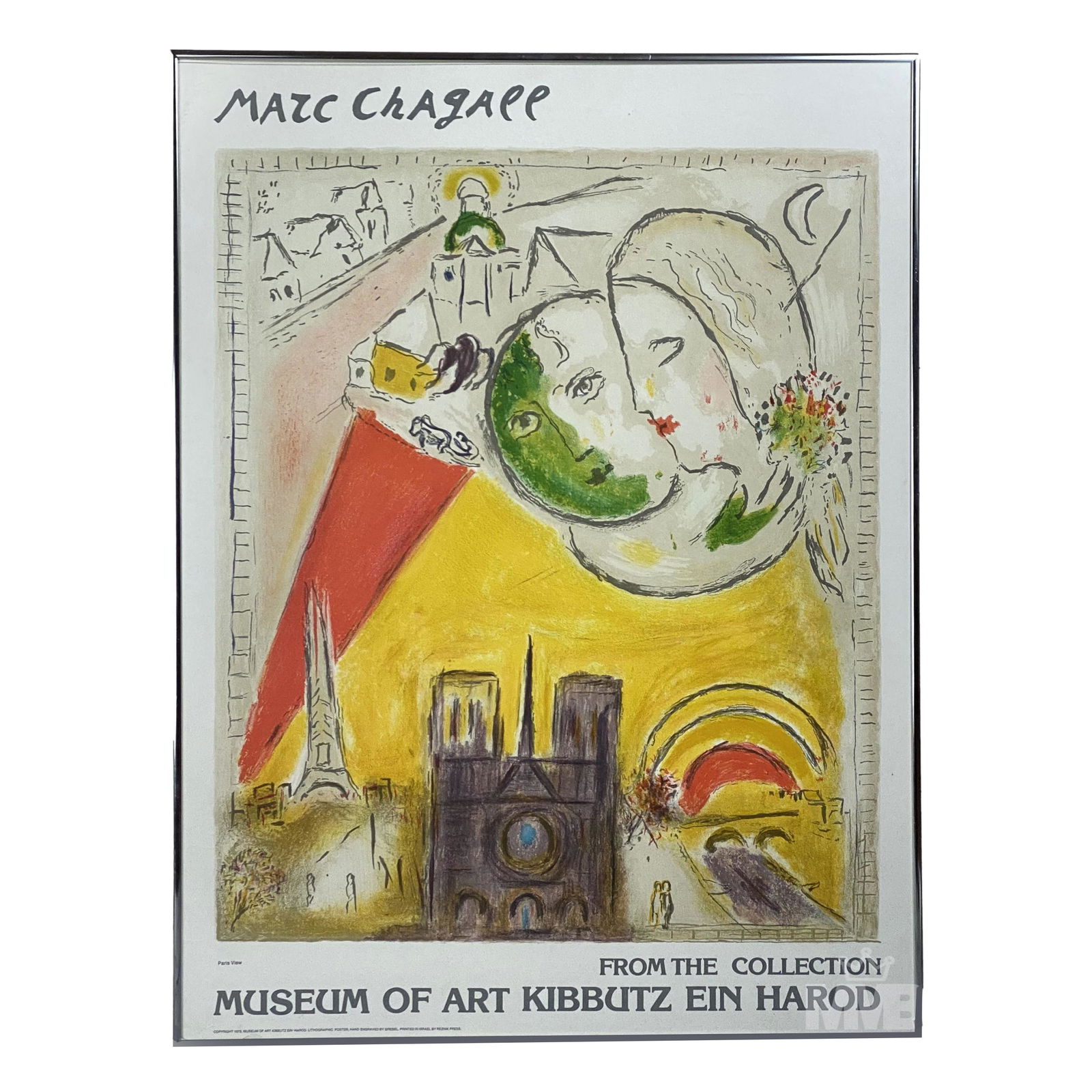 Marc Chagall Museum Surrealist Lithograph Poster (1 of 5)